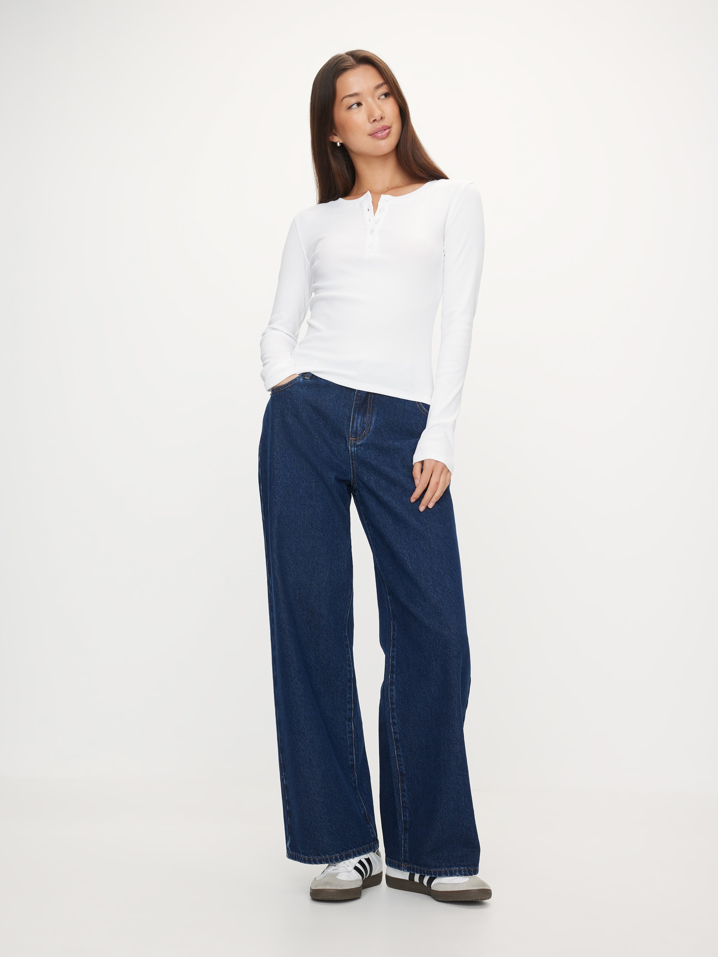 Henley Long Sleeve Top