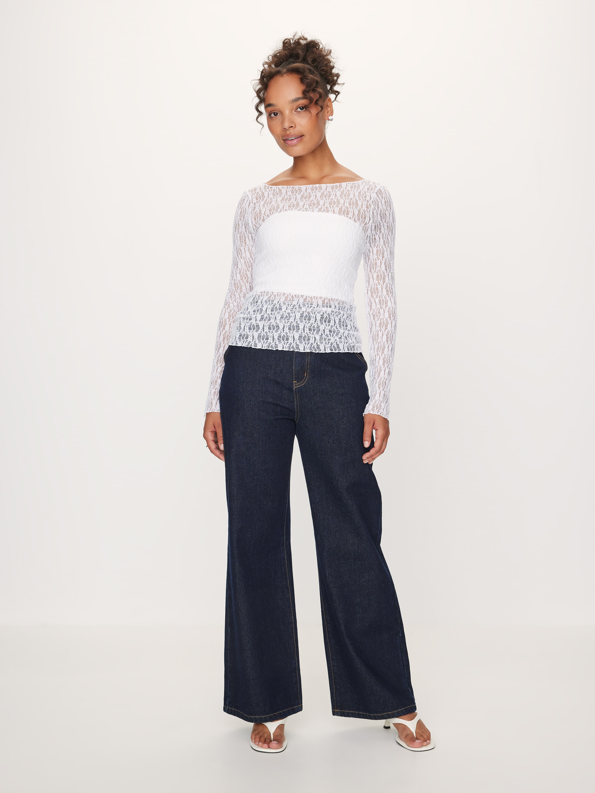 Isla Long Sleeve Lace Top