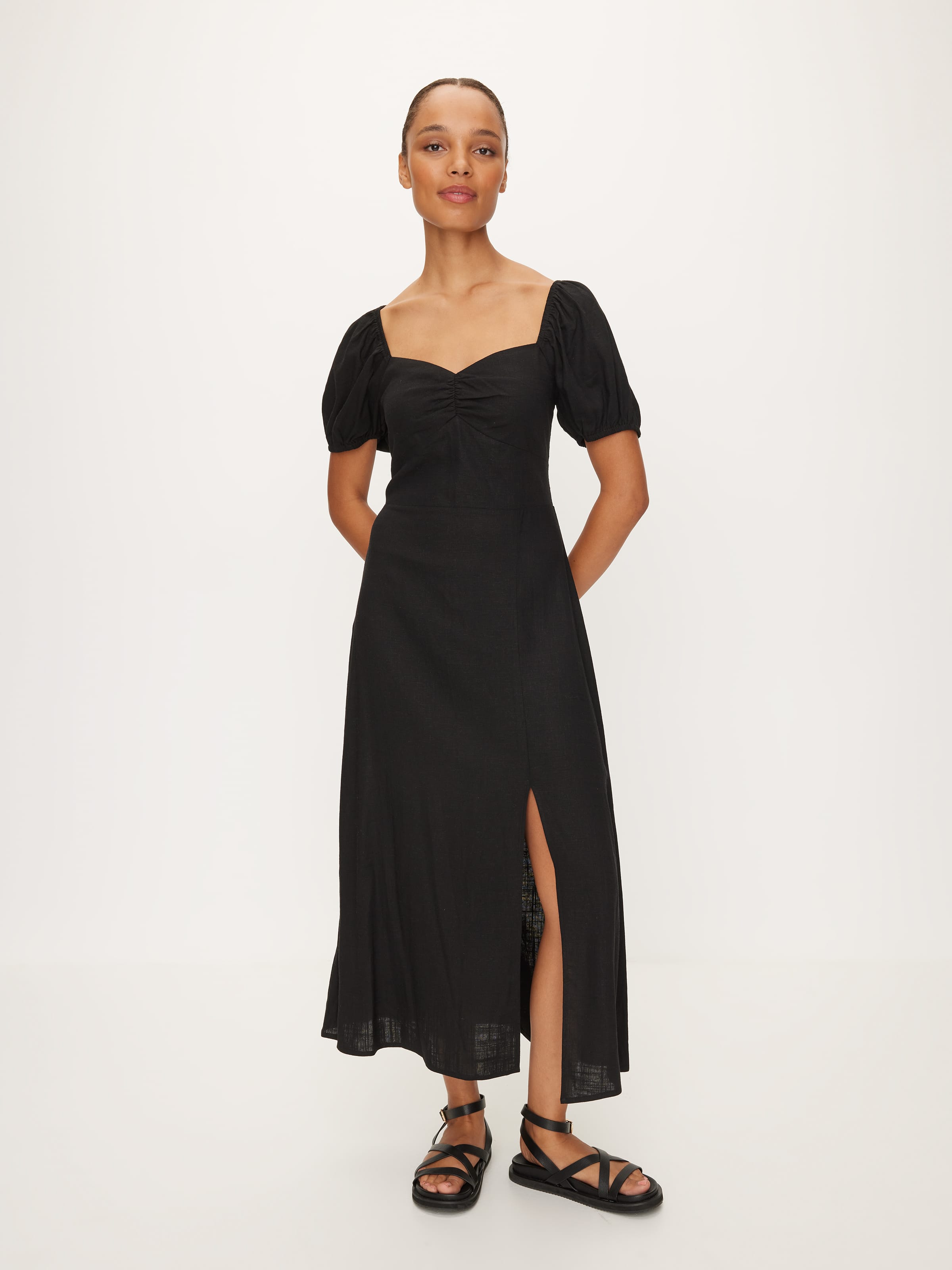 Amalie Sweetheart Midi Dress