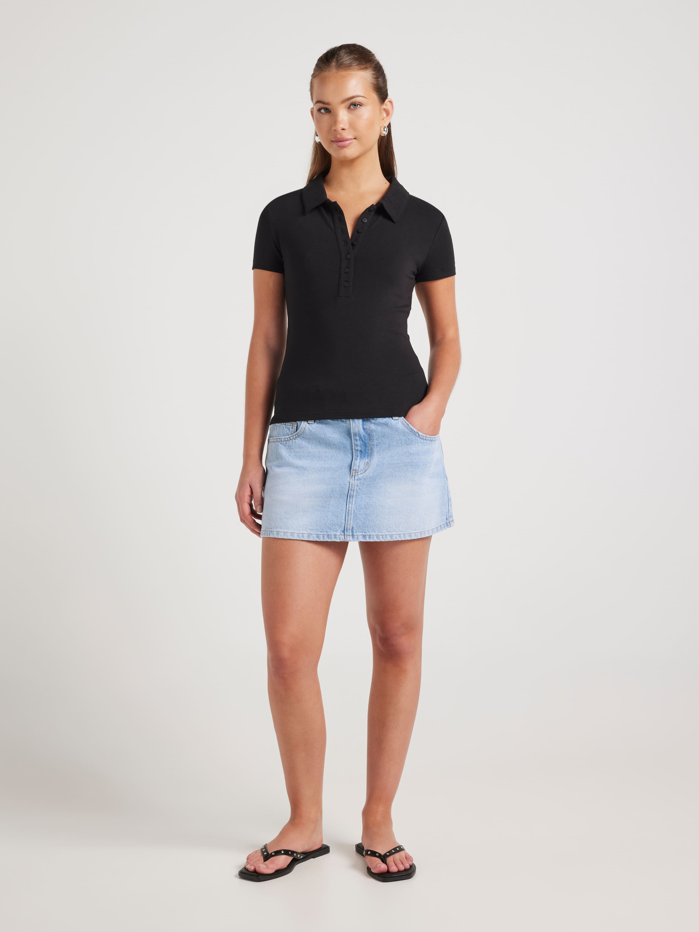 Remi Short Sleeve Polo Top