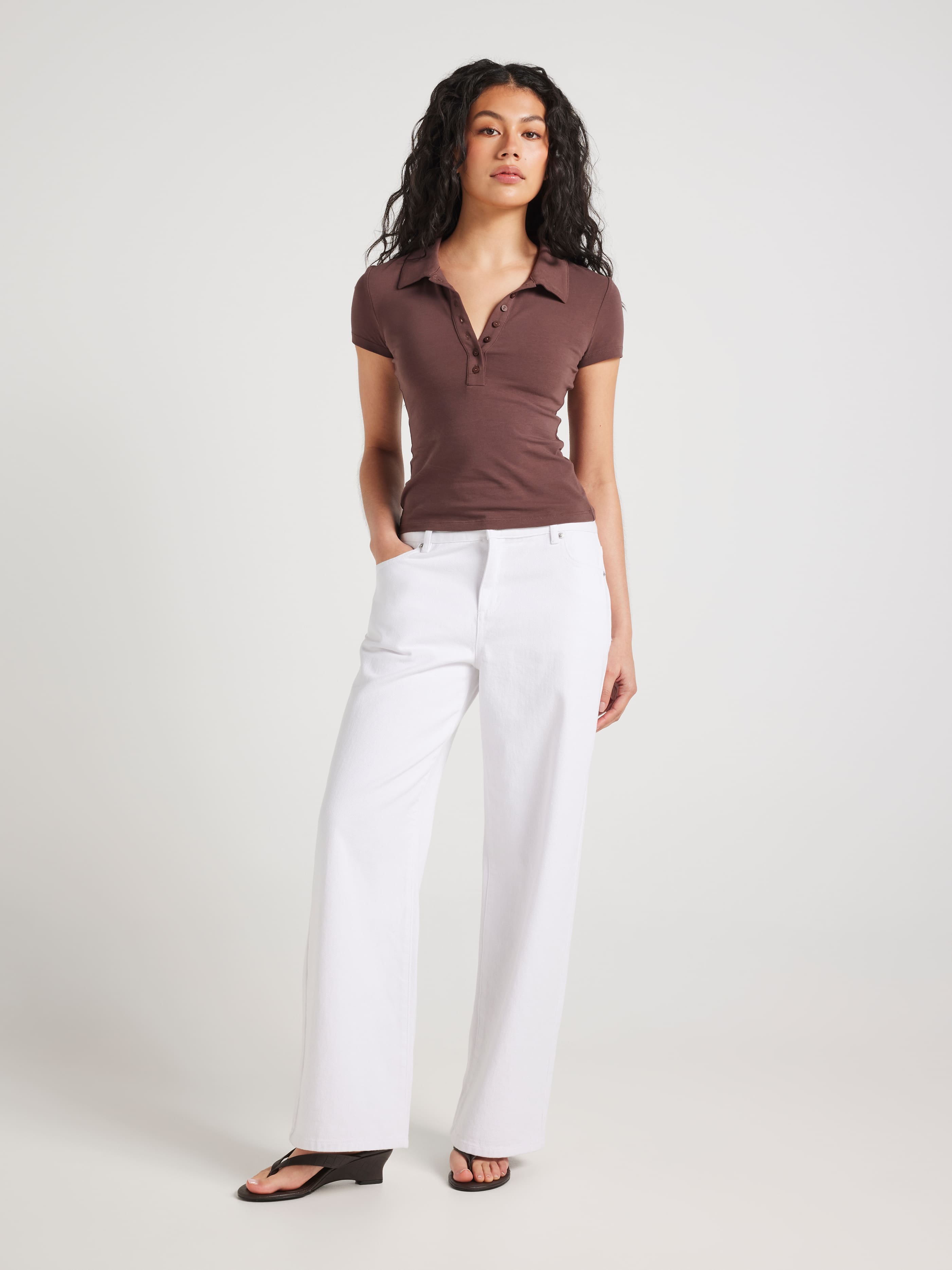 Remi Short Sleeve Polo Top