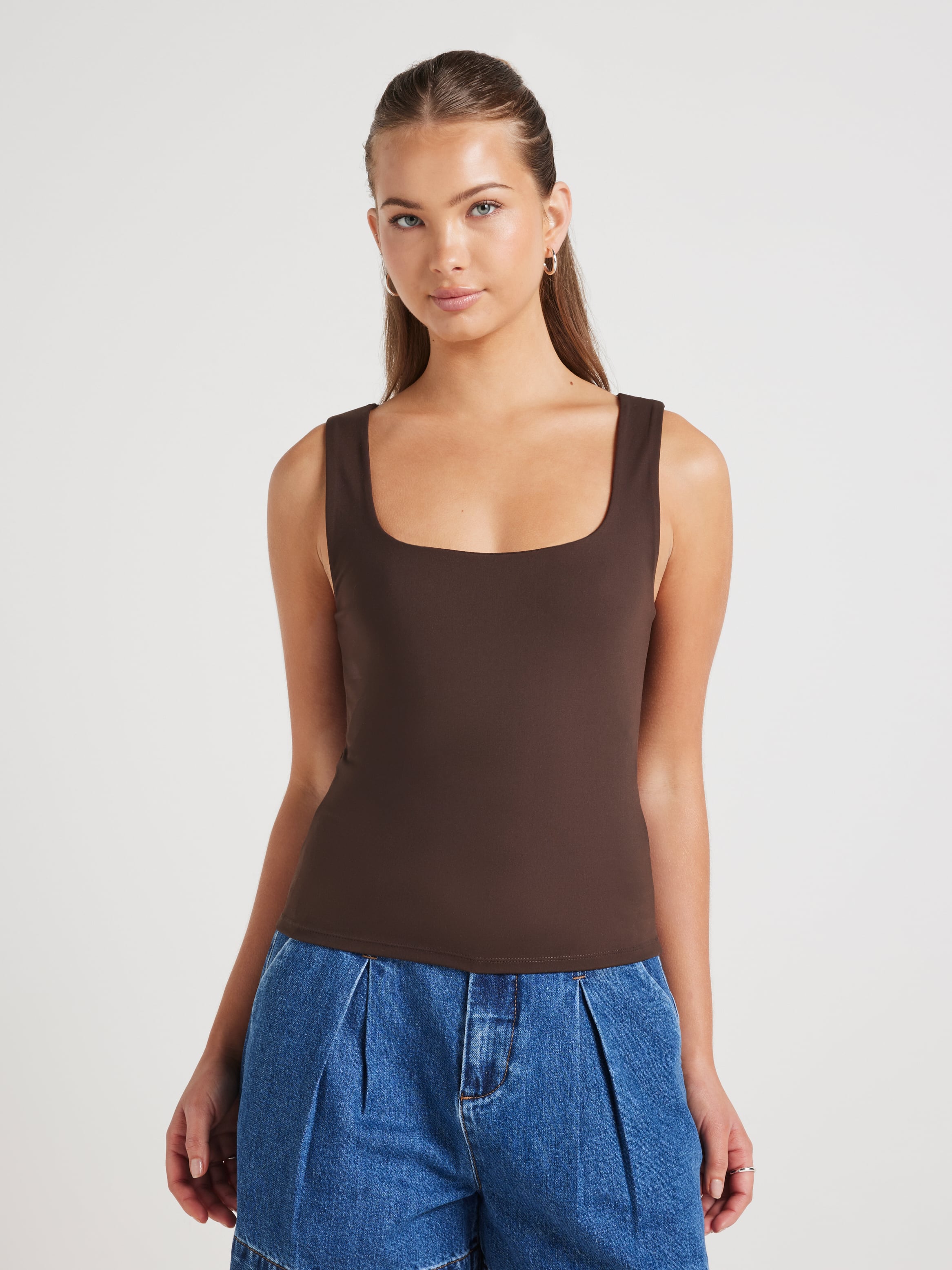 V Butter Soft Scoop Tank