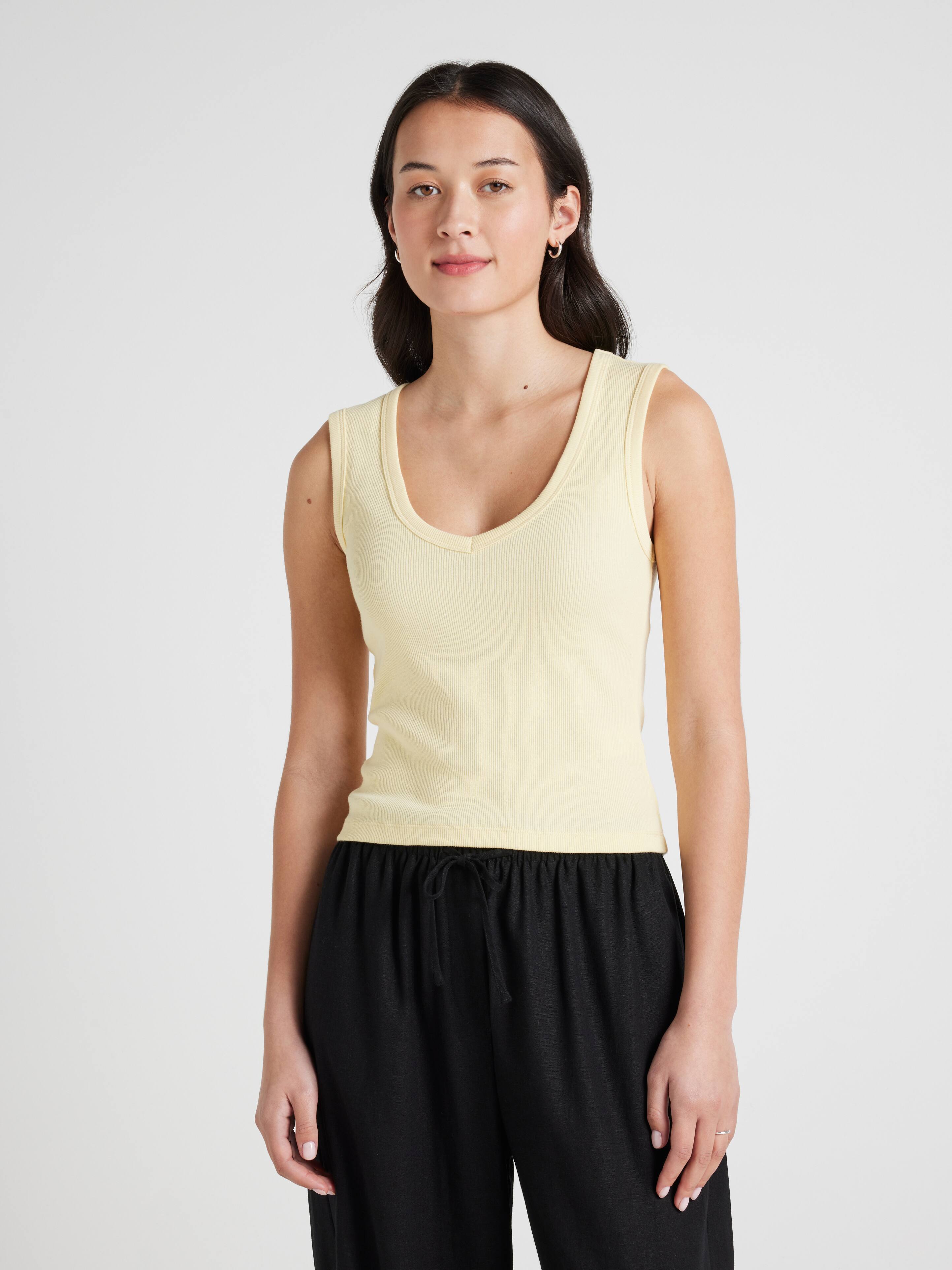 Pippa V-Neck Rib Tank
