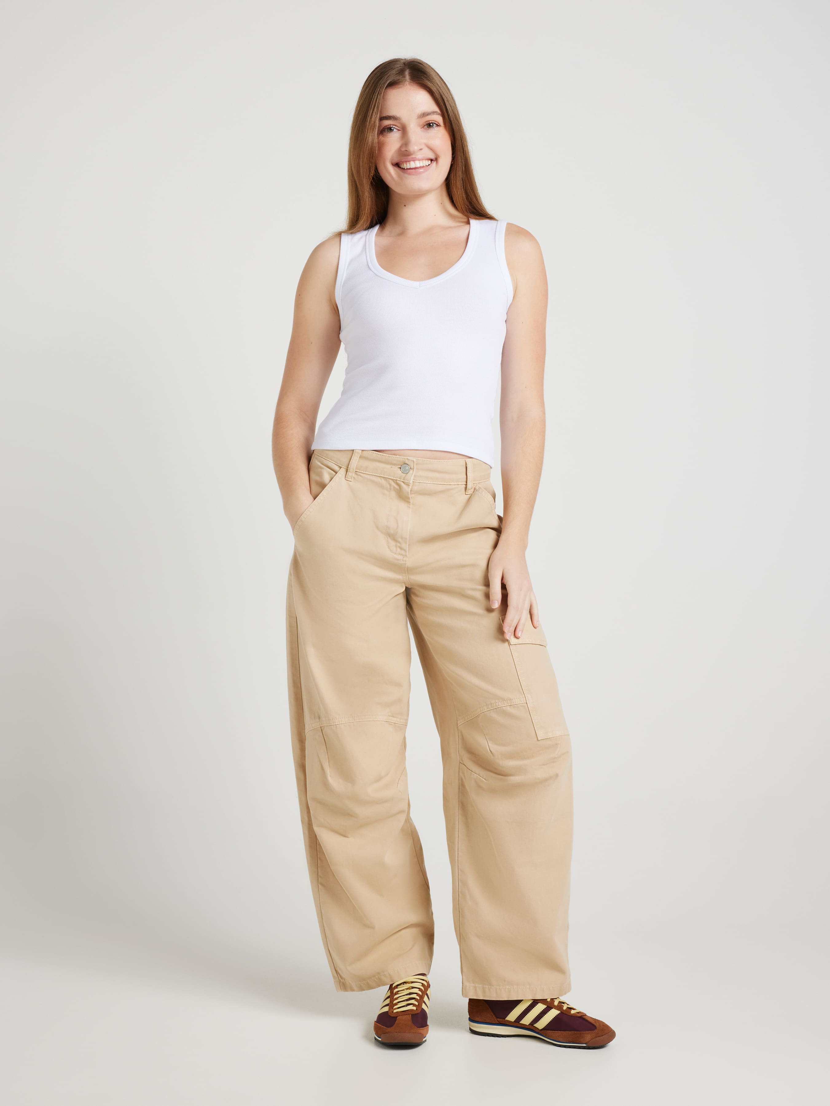Pippa V-Neck Rib Tank