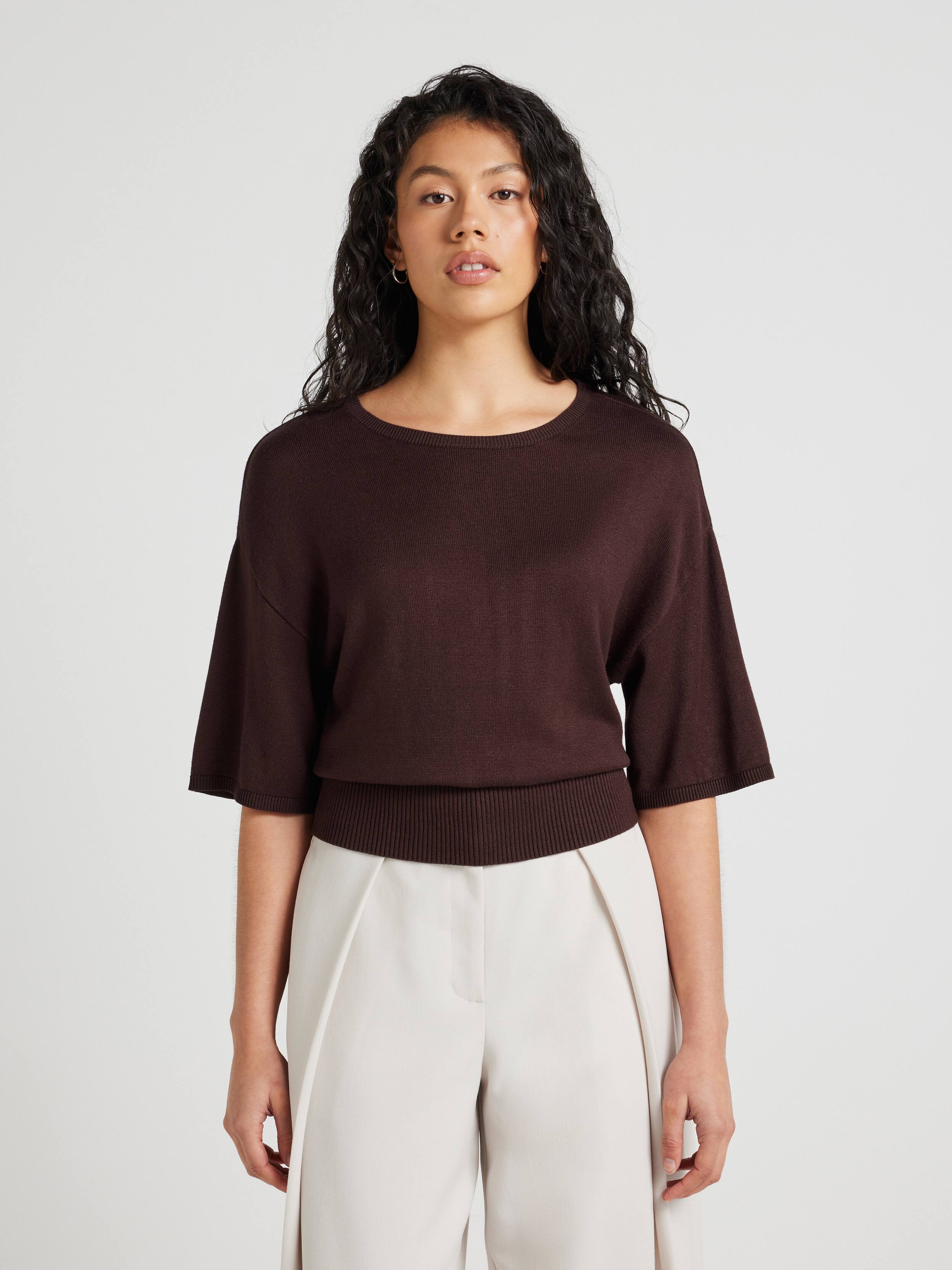 Ellie Basque Knit Top