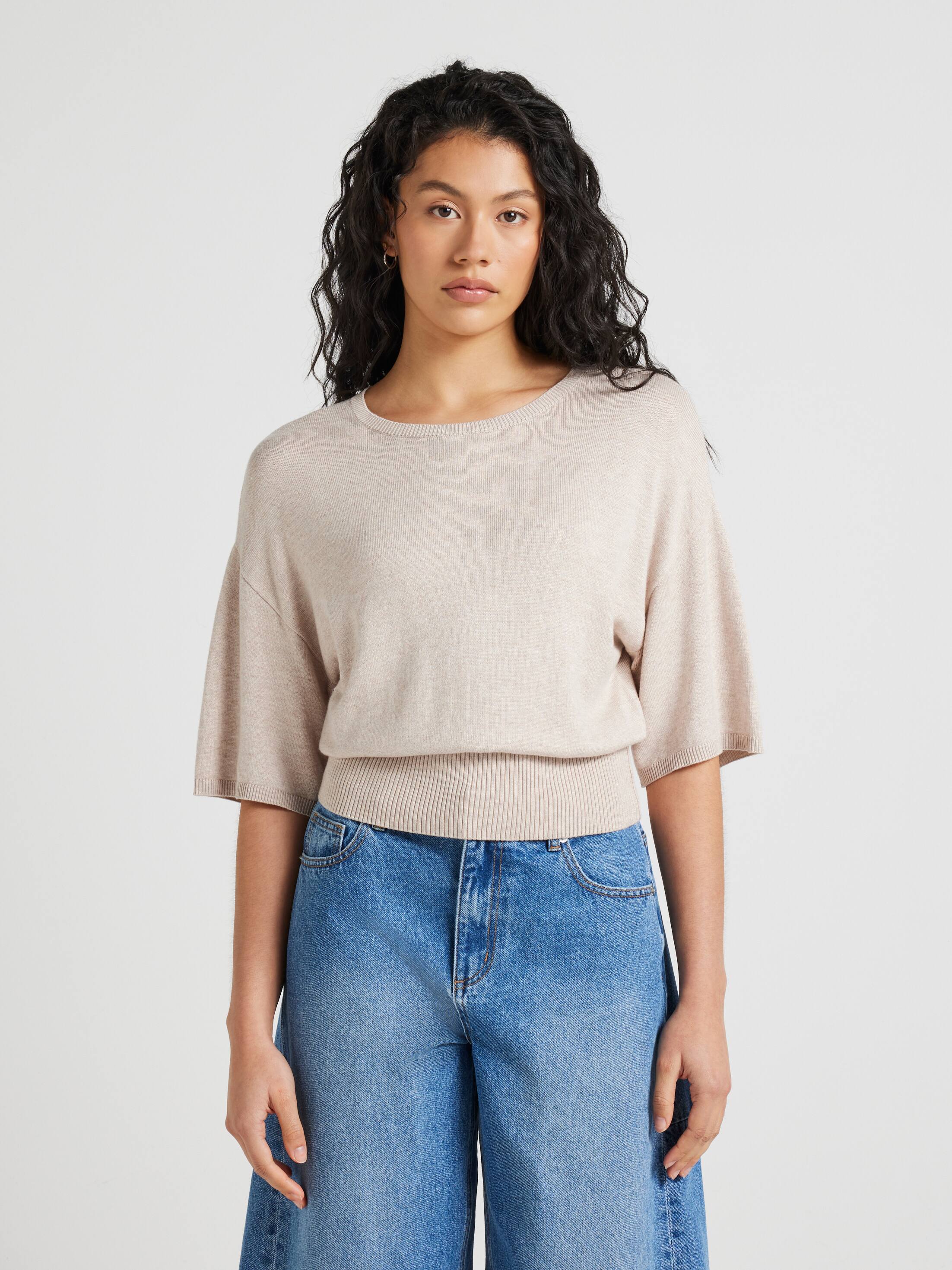 Ellie Basque Knit Top