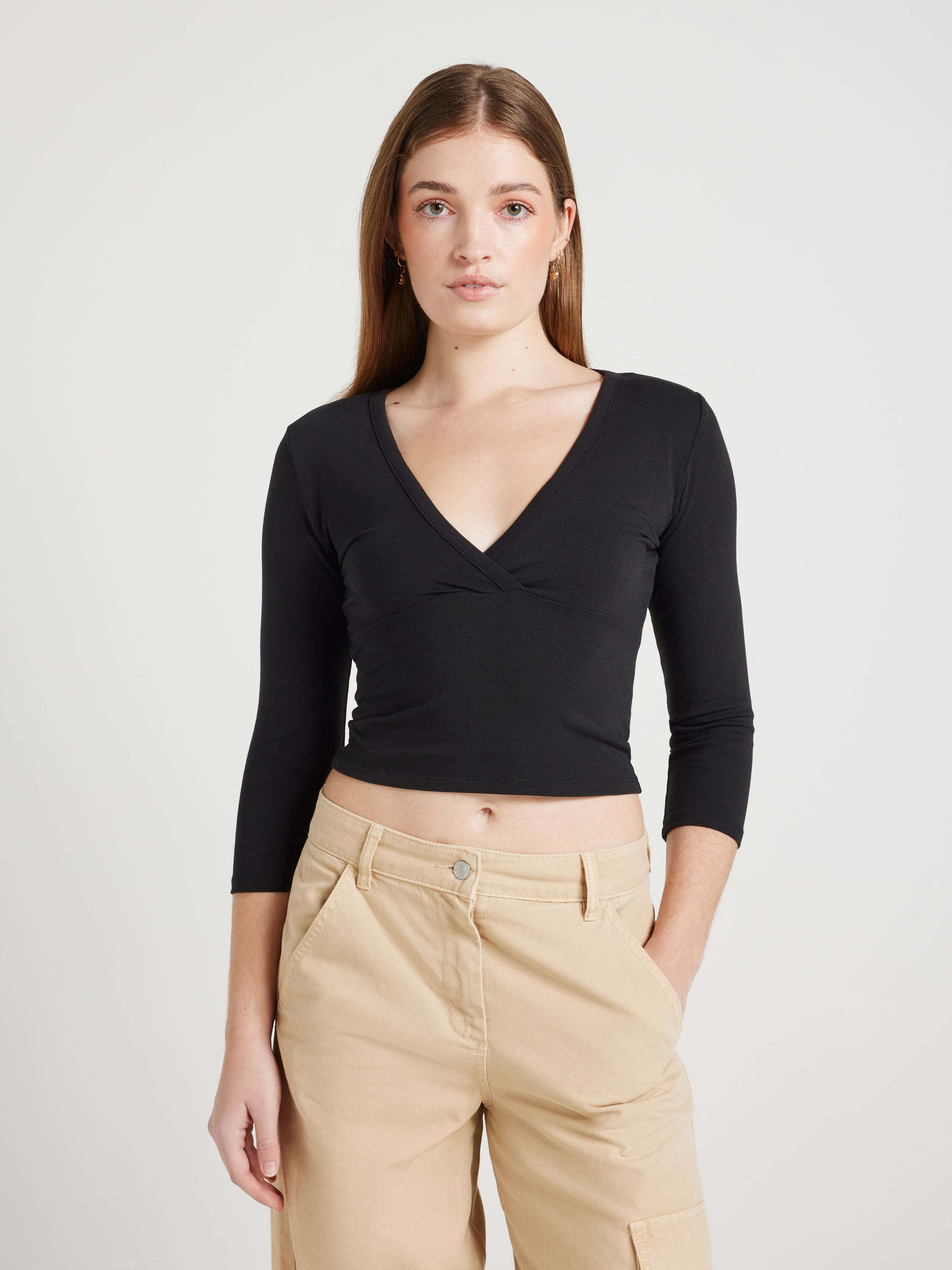 Rachel 3/4 Crossover Top