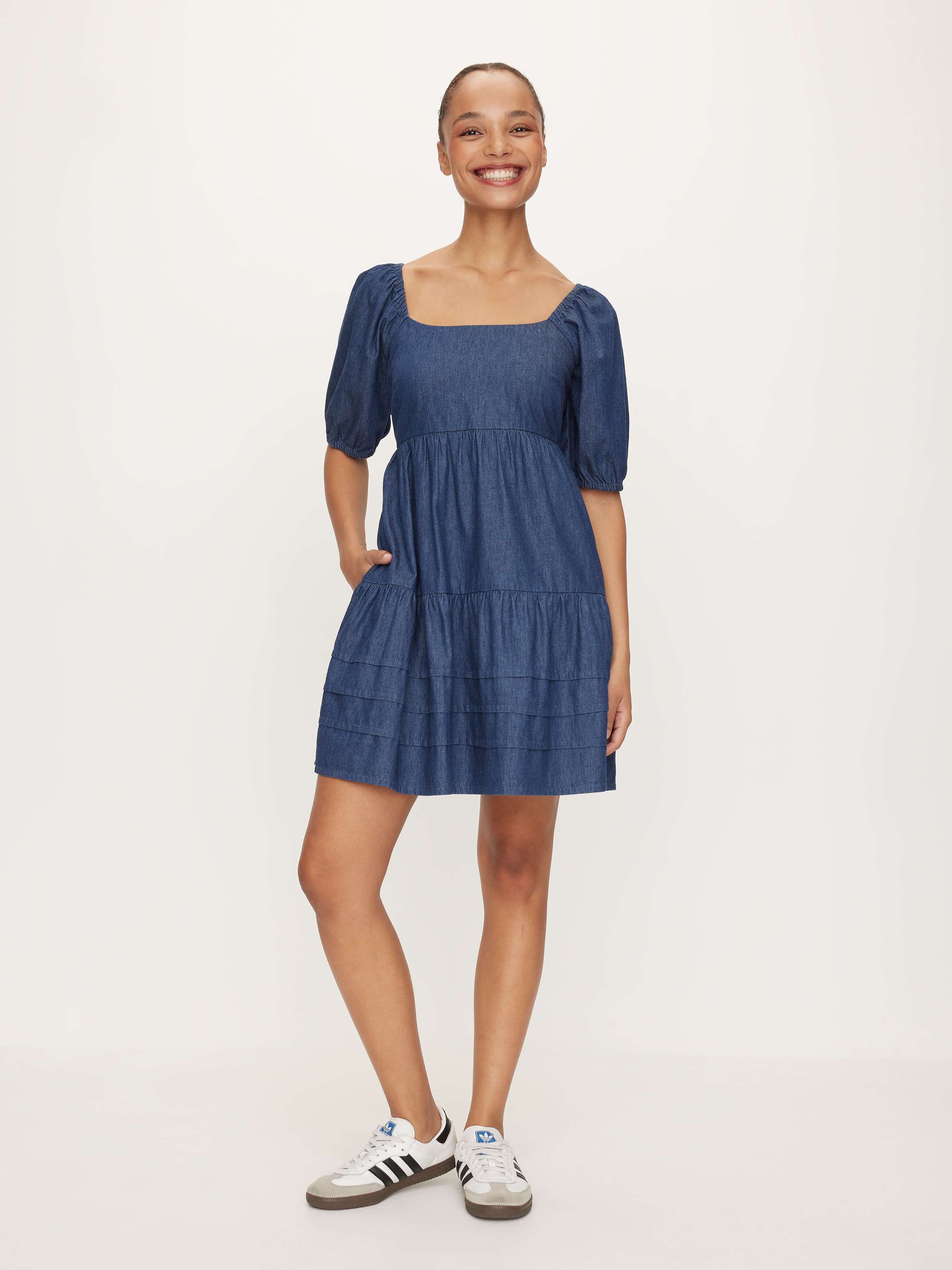 Mapel Tiered Mini Dress
