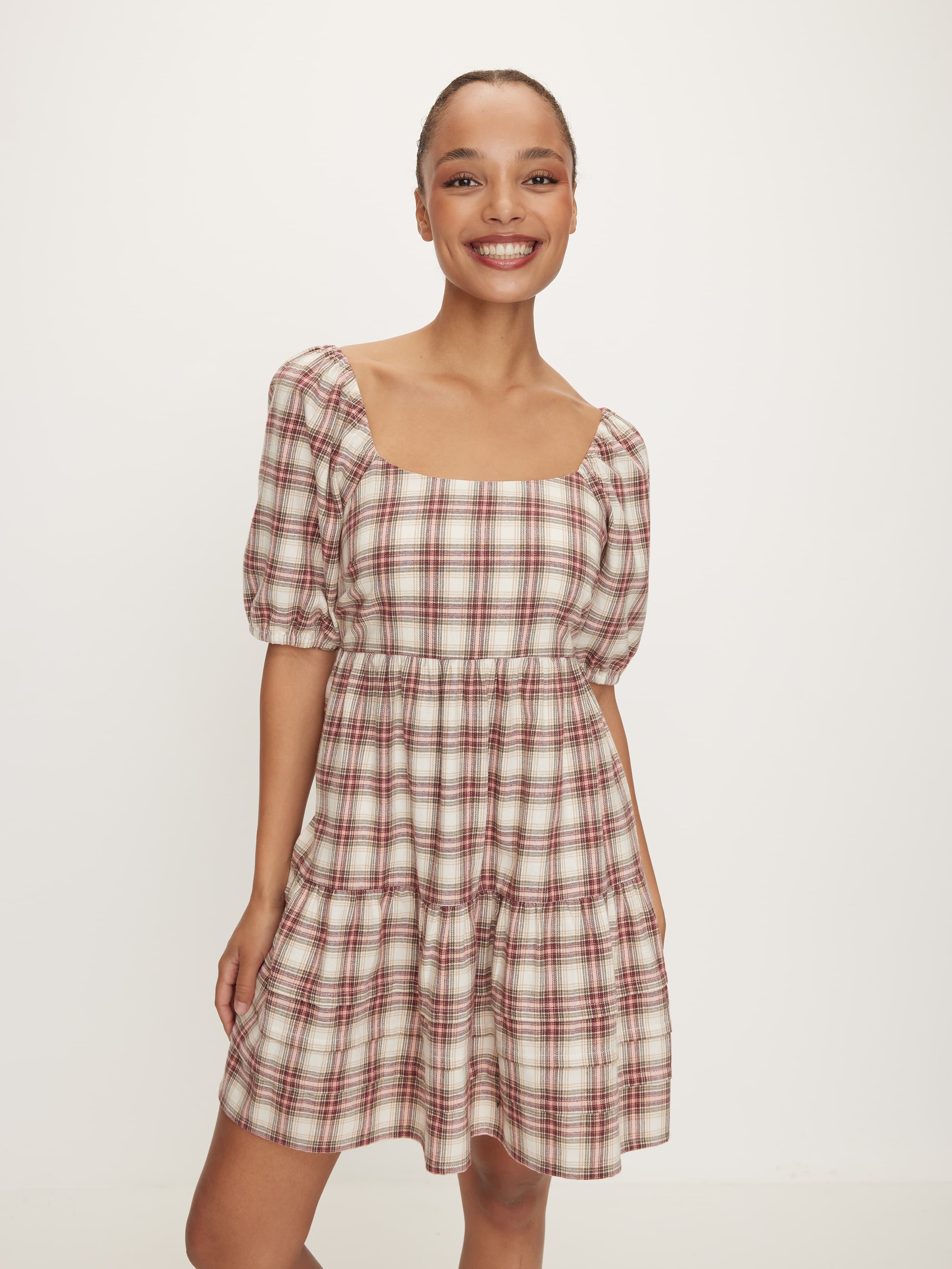 Mapel Tiered Mini Dress