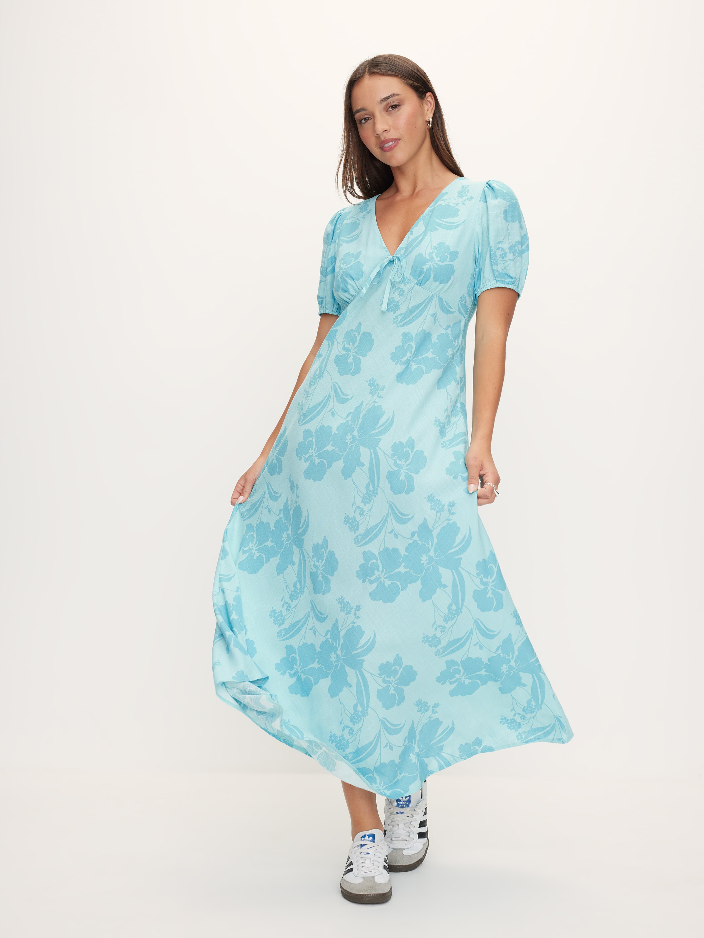 Pippa V-Neck Midi Dress