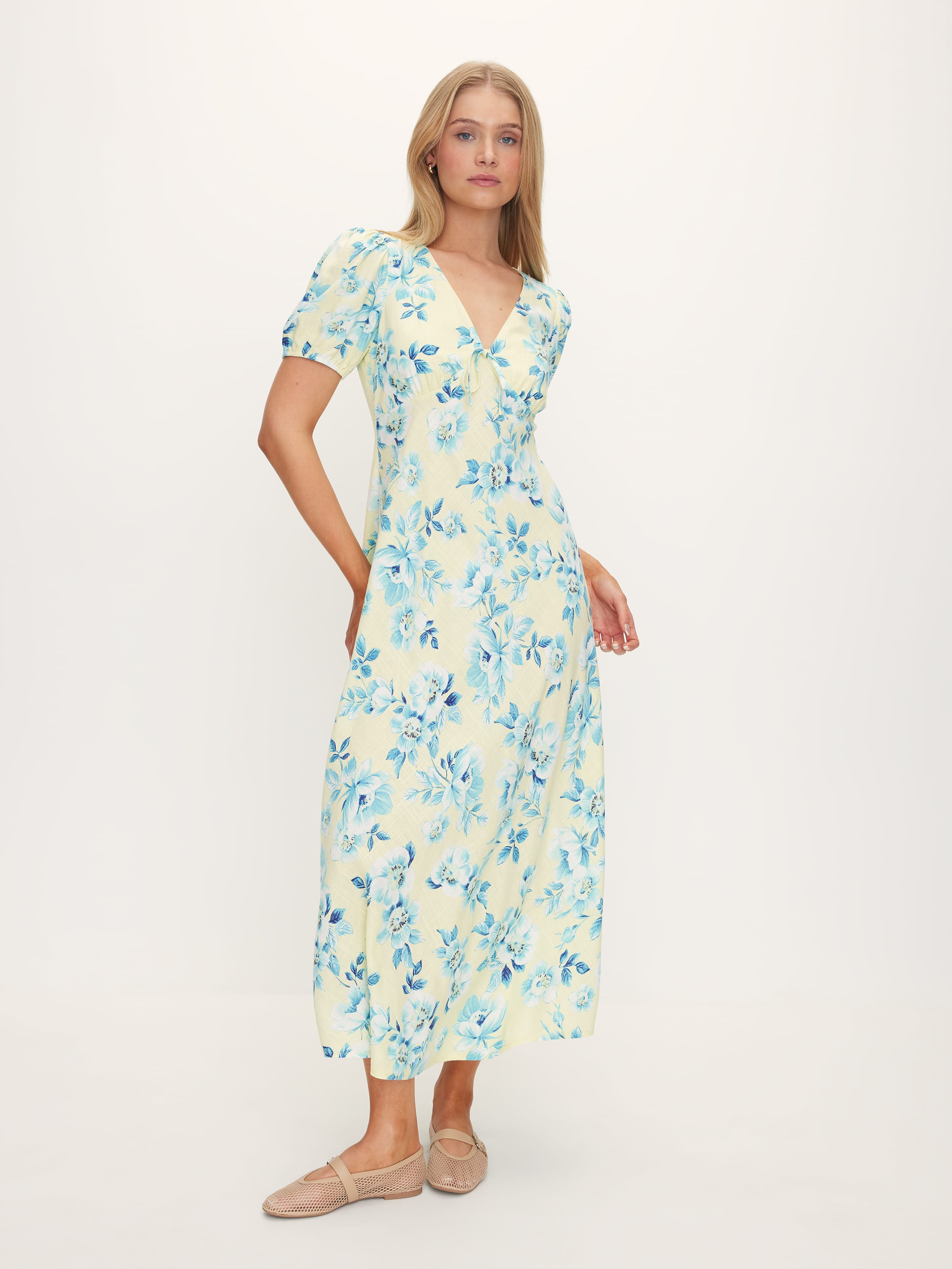 Pippa V-Neck Midi Dress