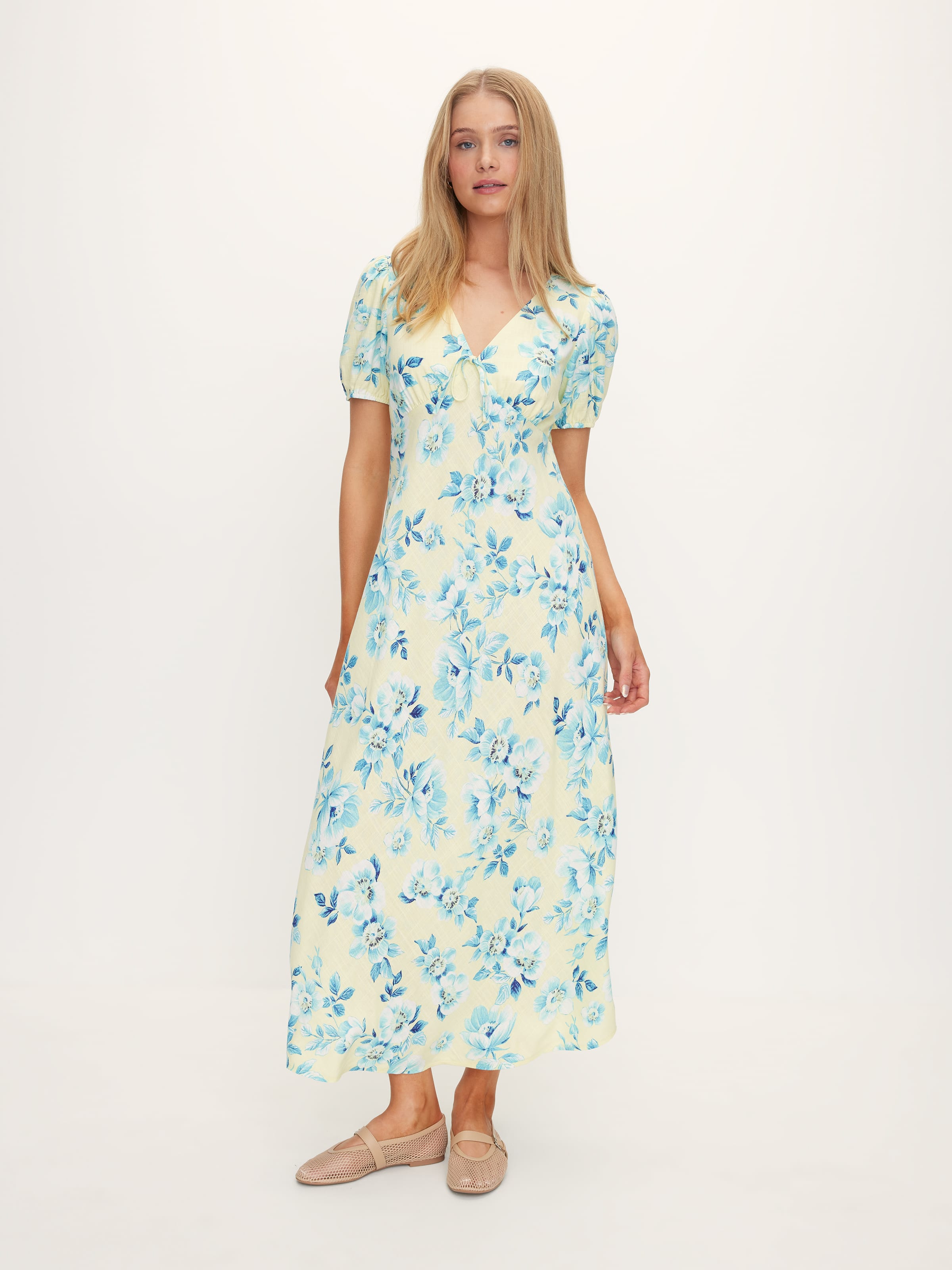 Pippa V-Neck Midi Dress