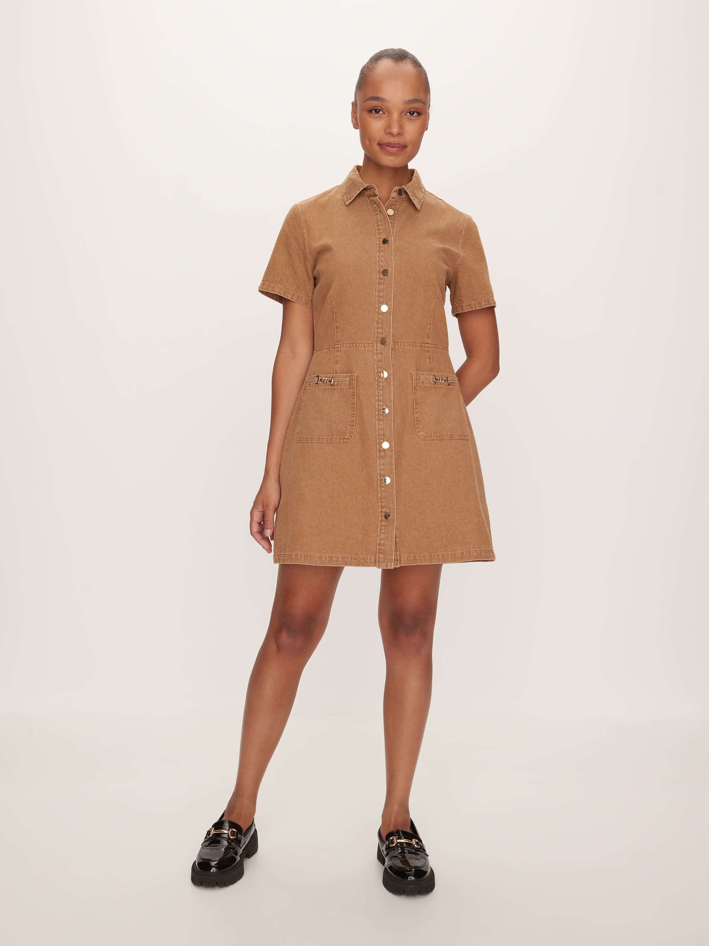 Elsie Denim Mini Dress