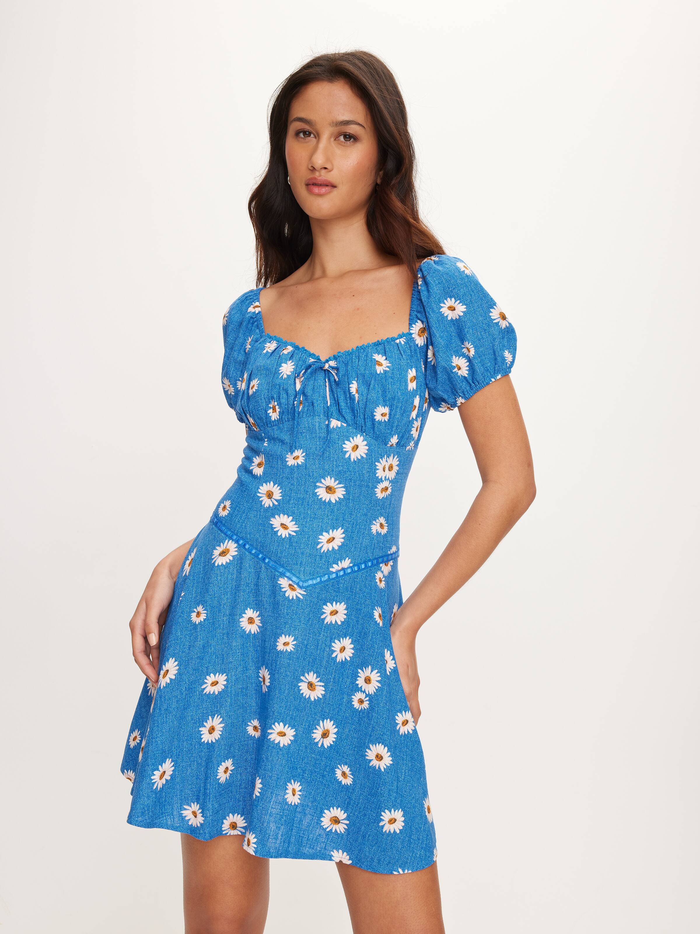 Pria Puff Sleeve Mini Dress