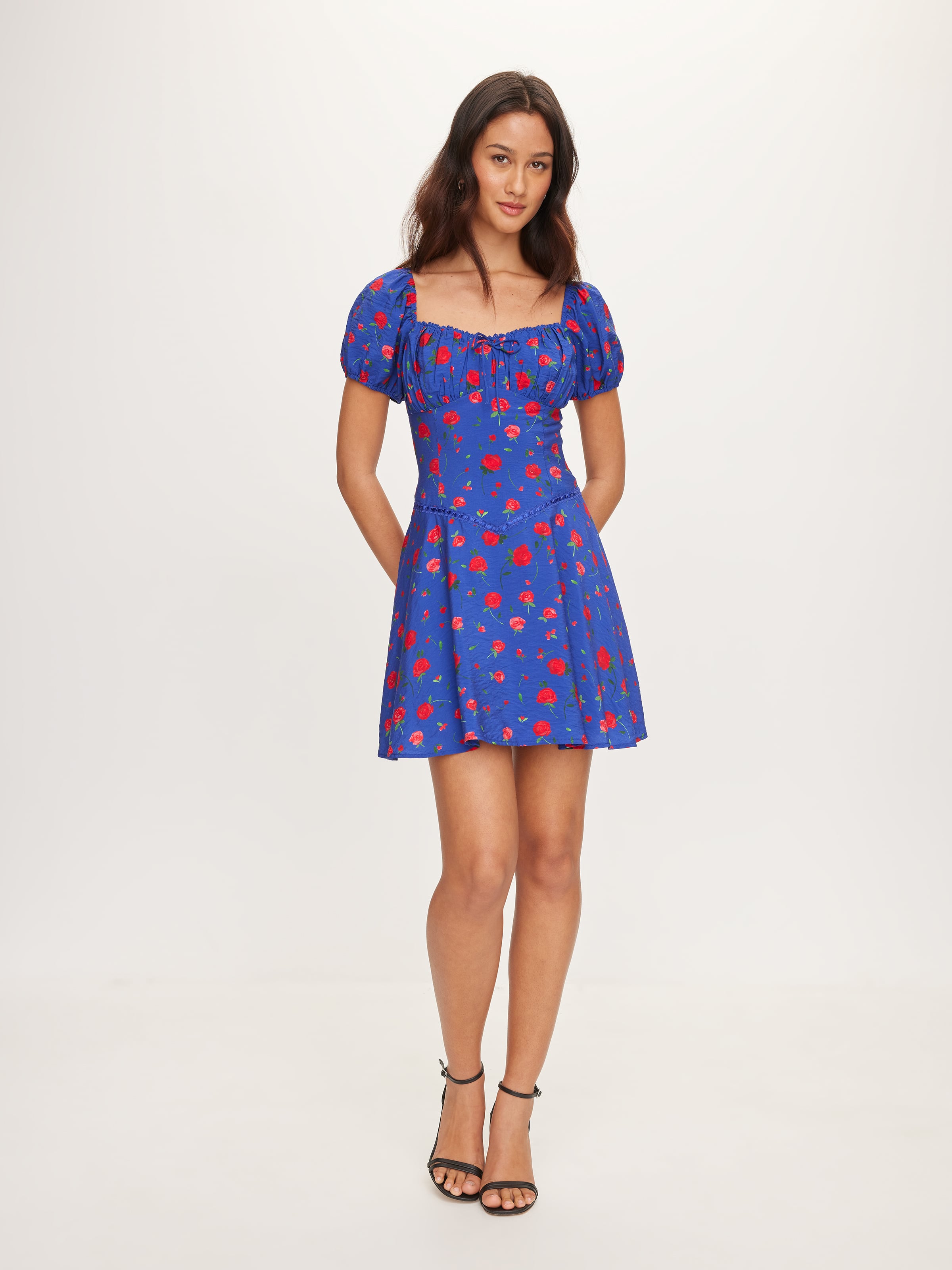 Pria Puff Sleeve Mini Dress