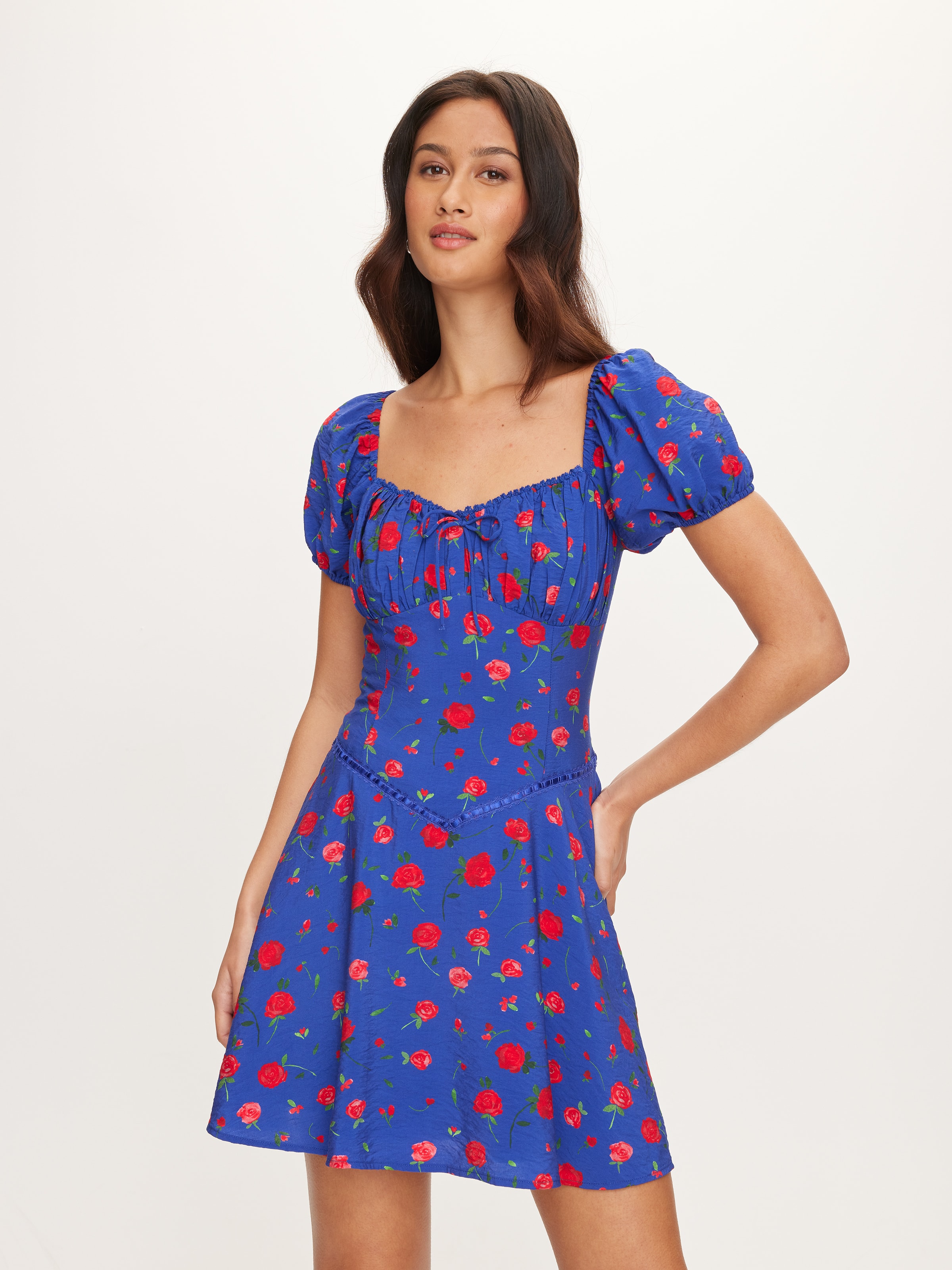 Pria Puff Sleeve Mini Dress