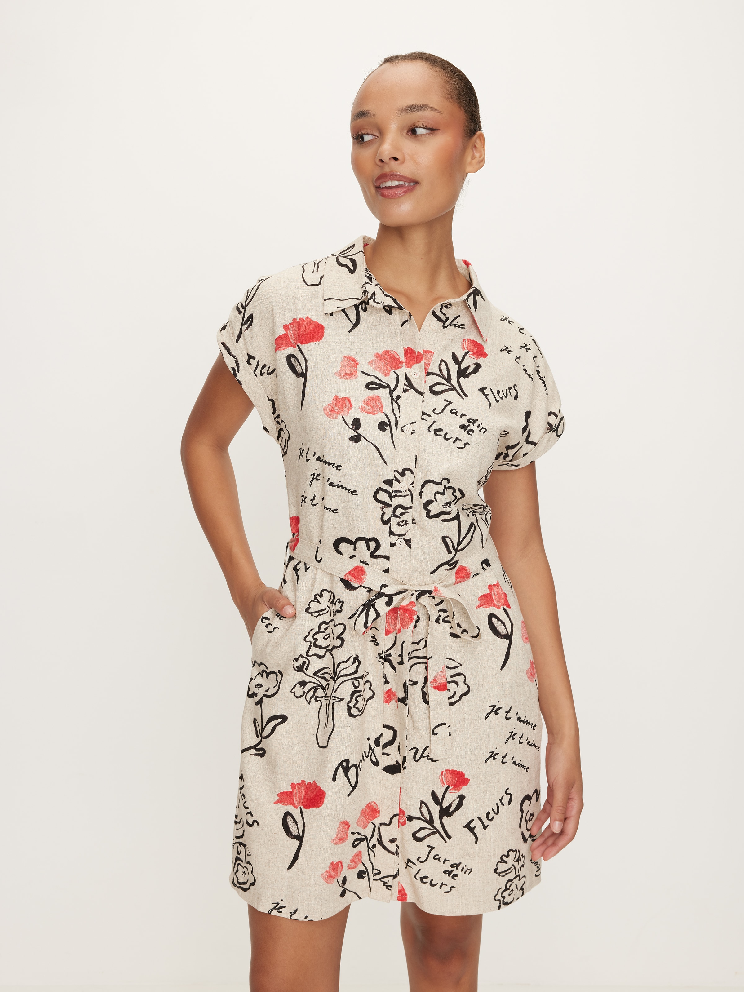 Taha Shirt Mini Dress