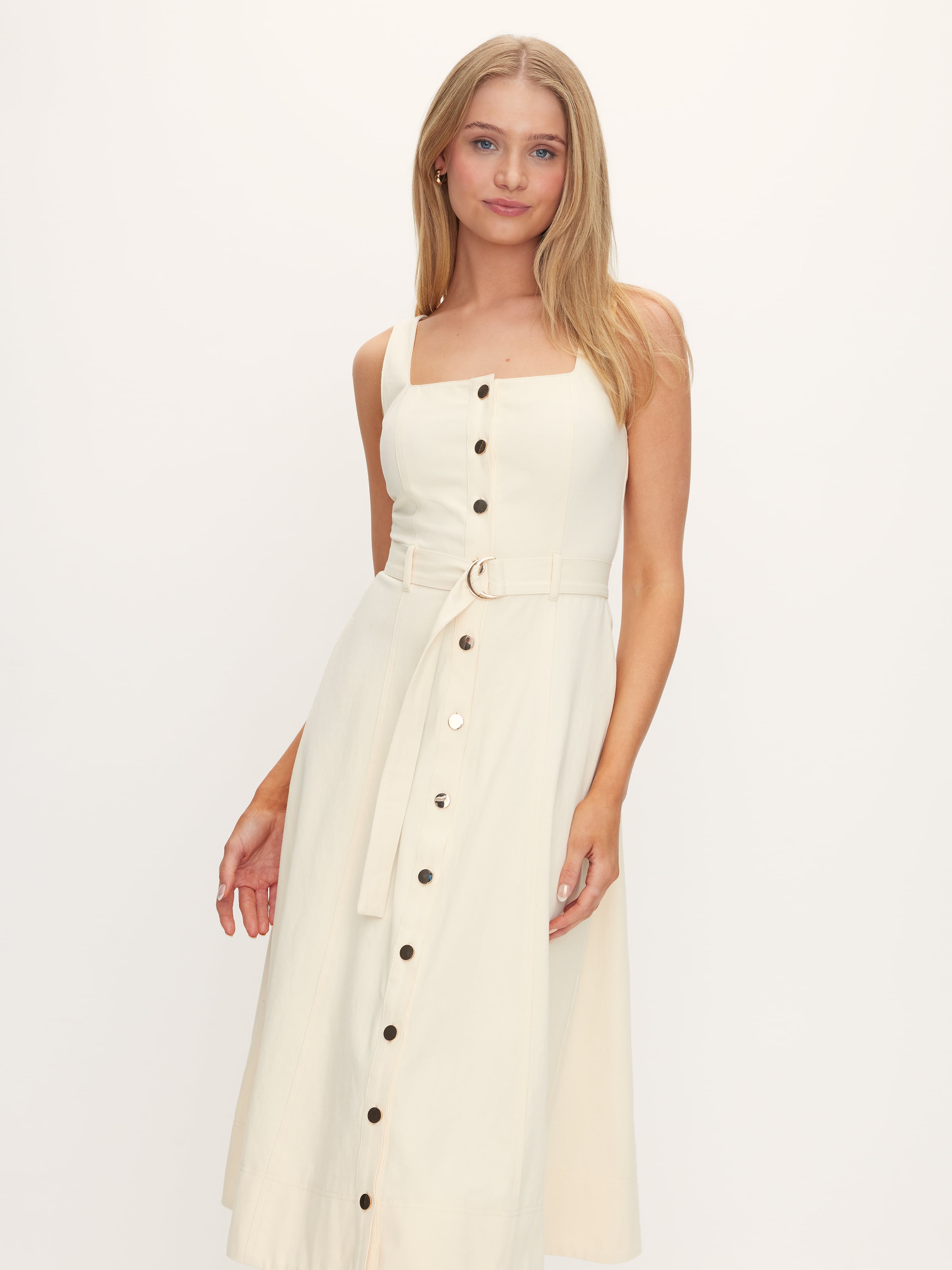 Hayley Denim Midi Dress