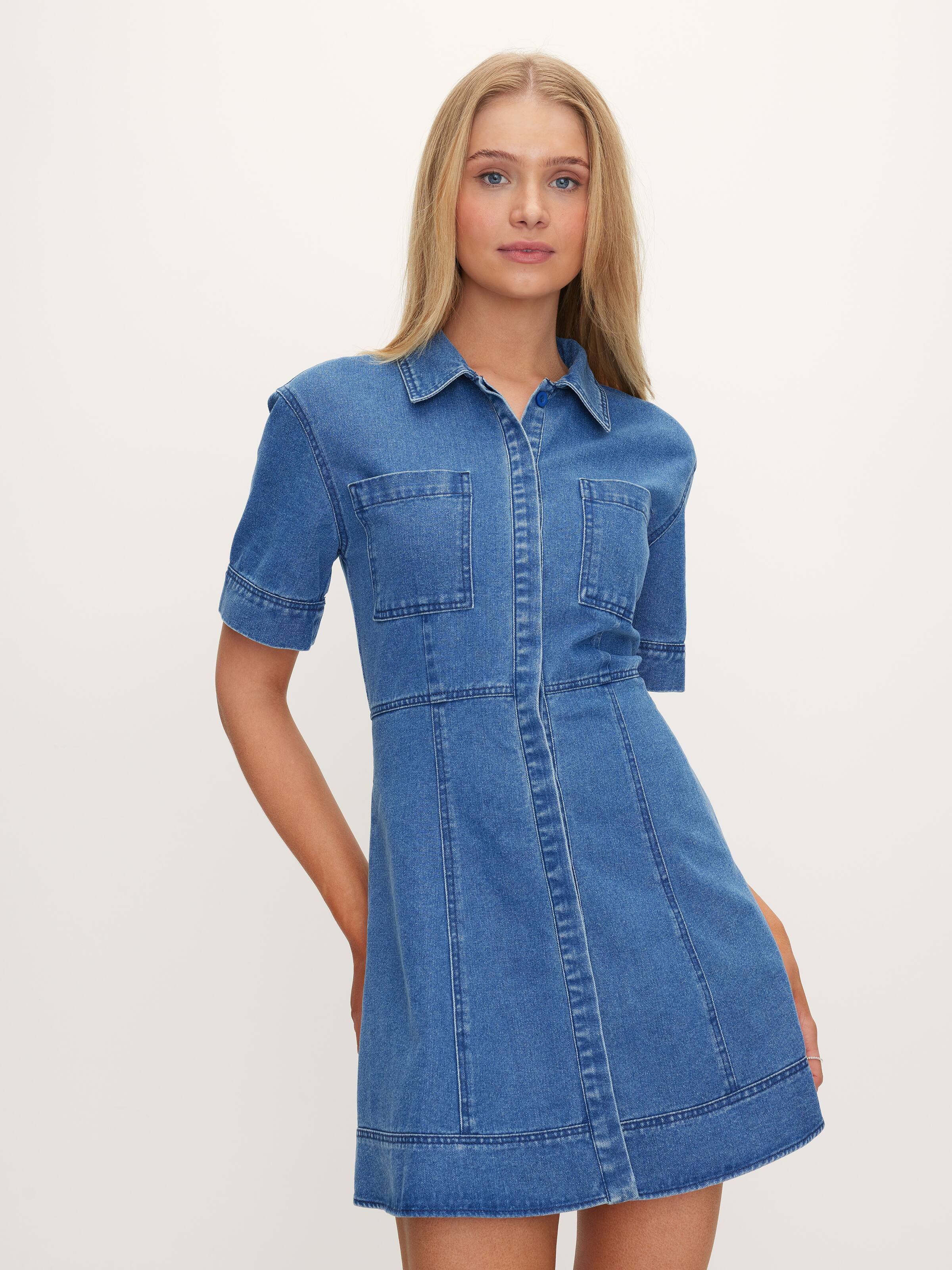 Karina Denim Mini Dress