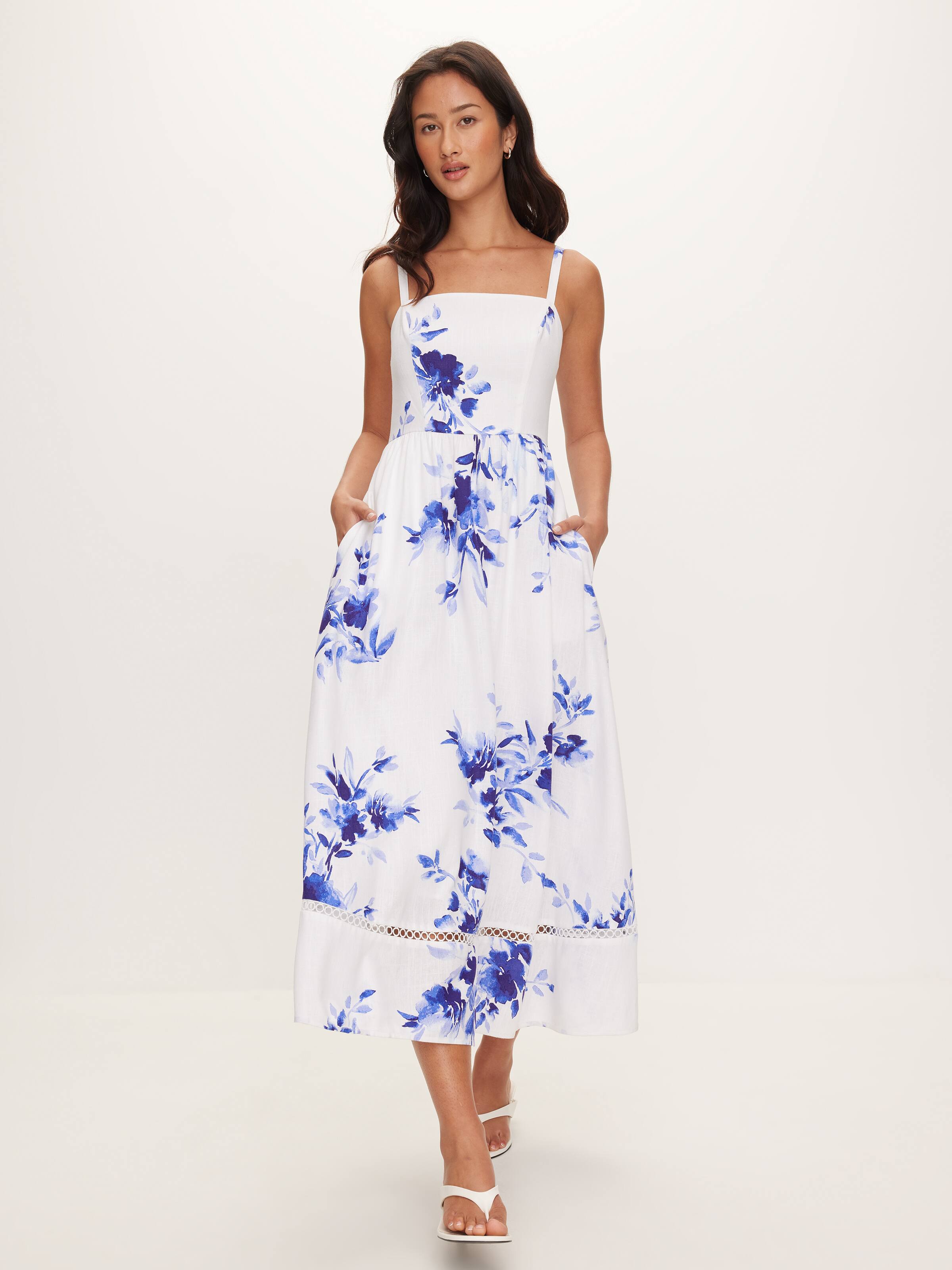 Whitney Sleeveless Midi Dress