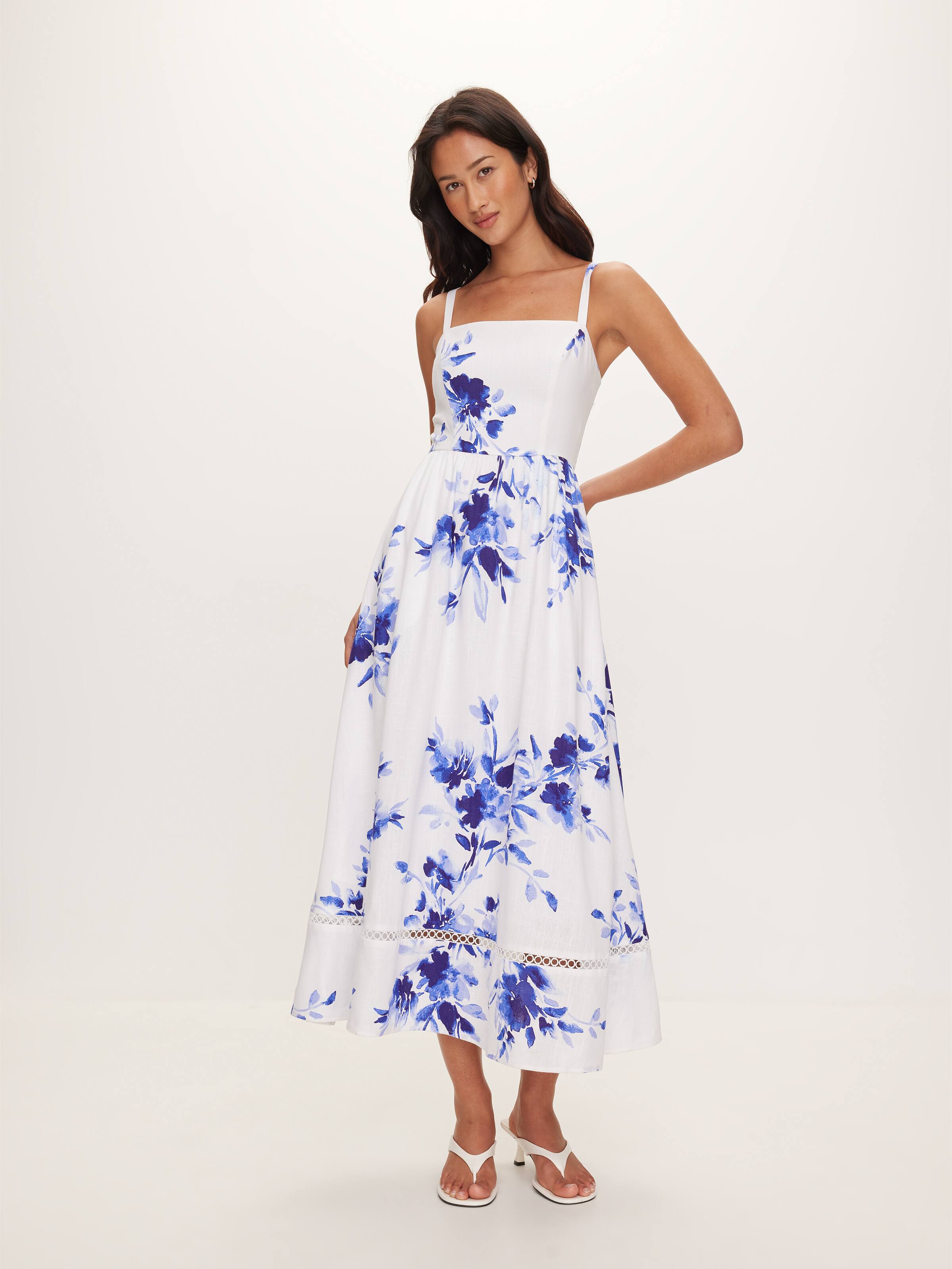 Whitney Sleeveless Midi Dress