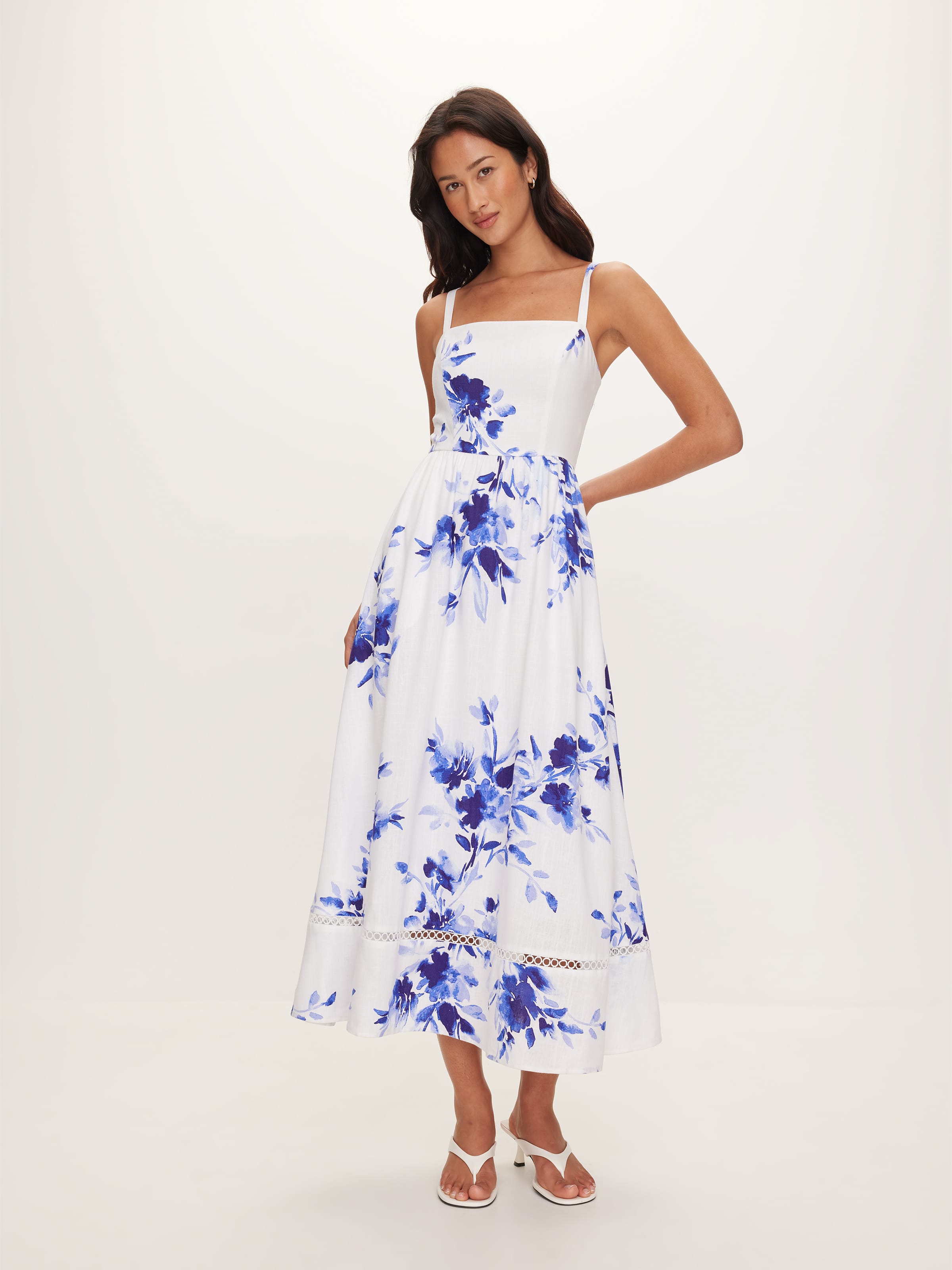 Whitney Sleeveless Midi Dress