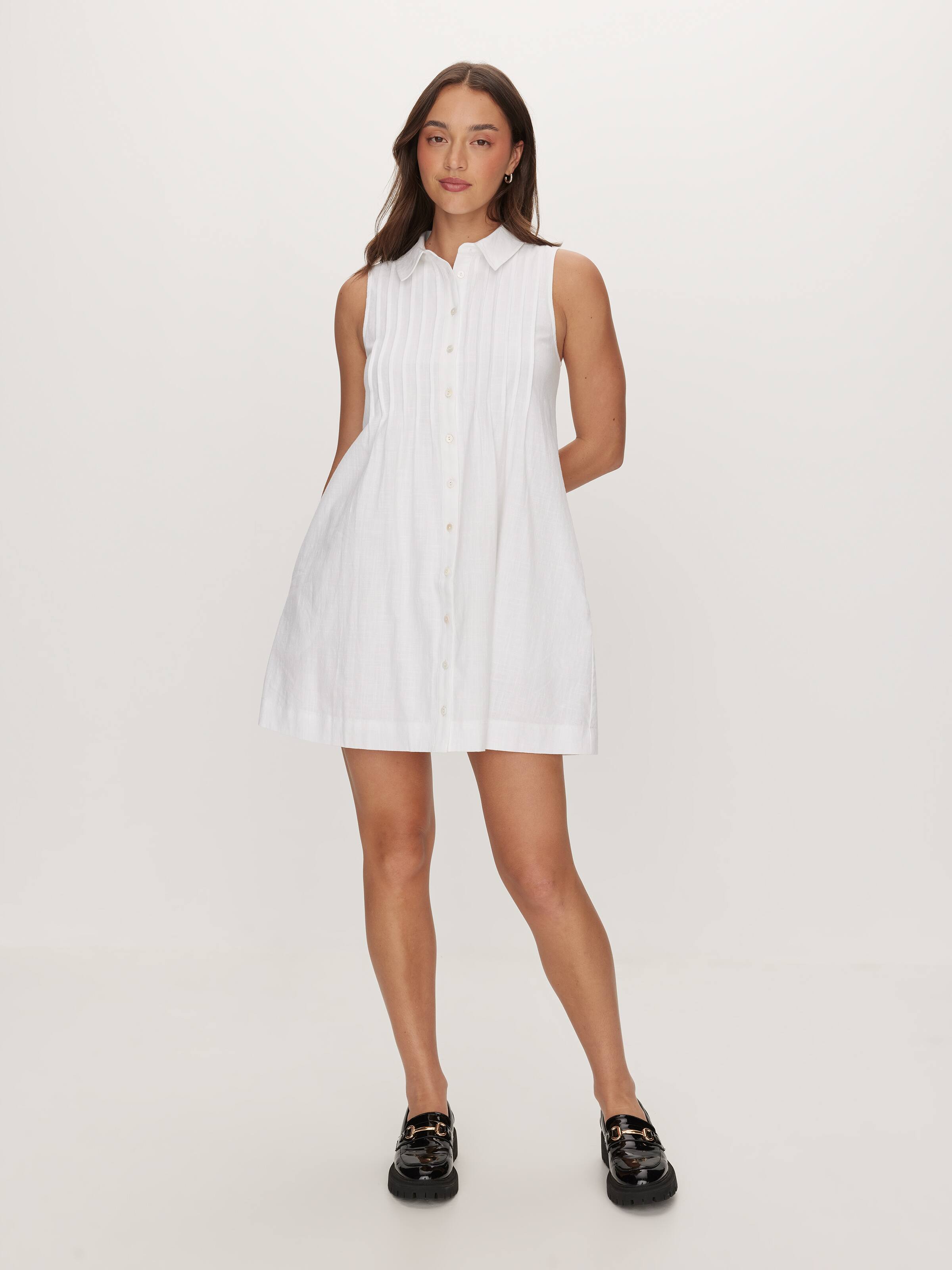 Amy Collared Mini Dress