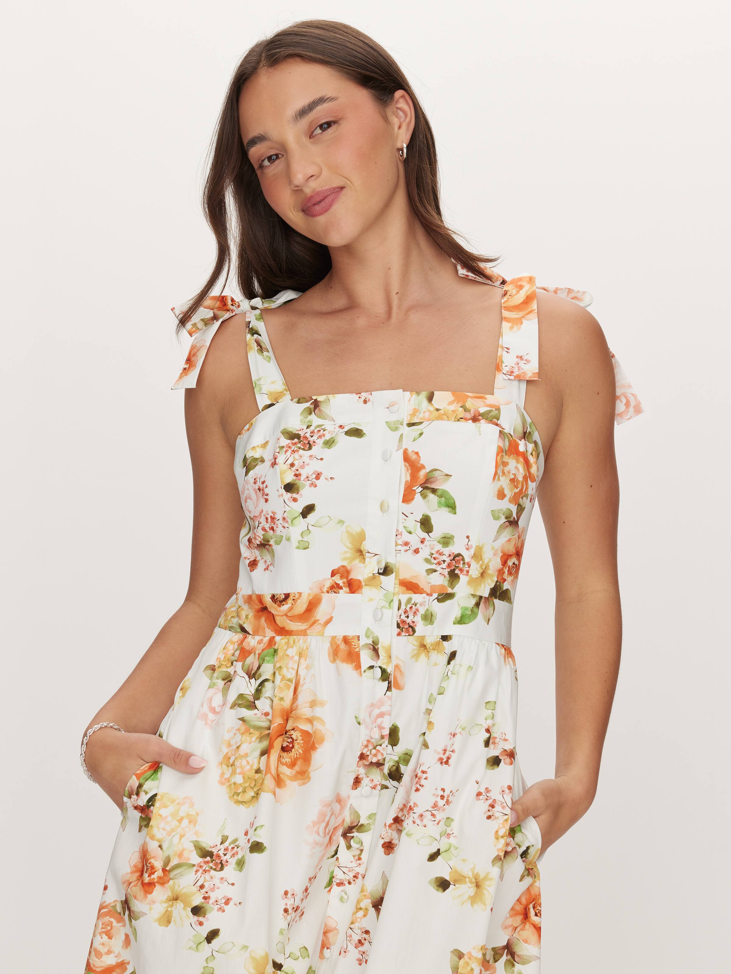 Brita Sleevless Midi Dress