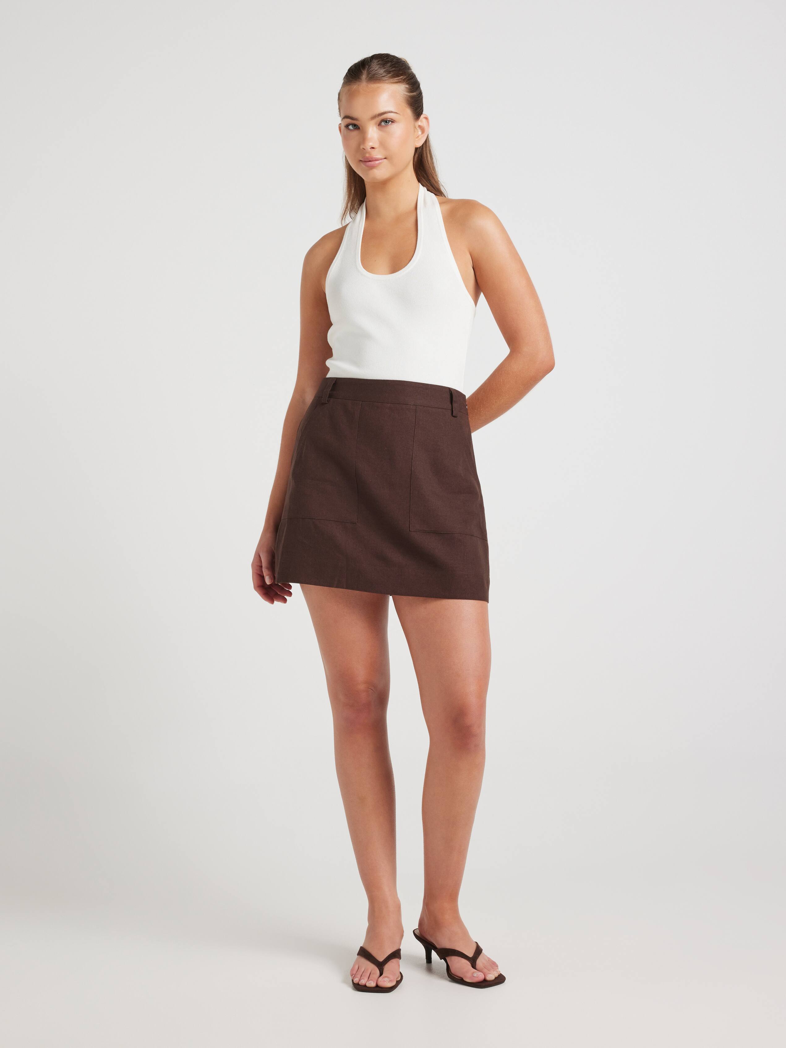 Demi Linen Skort