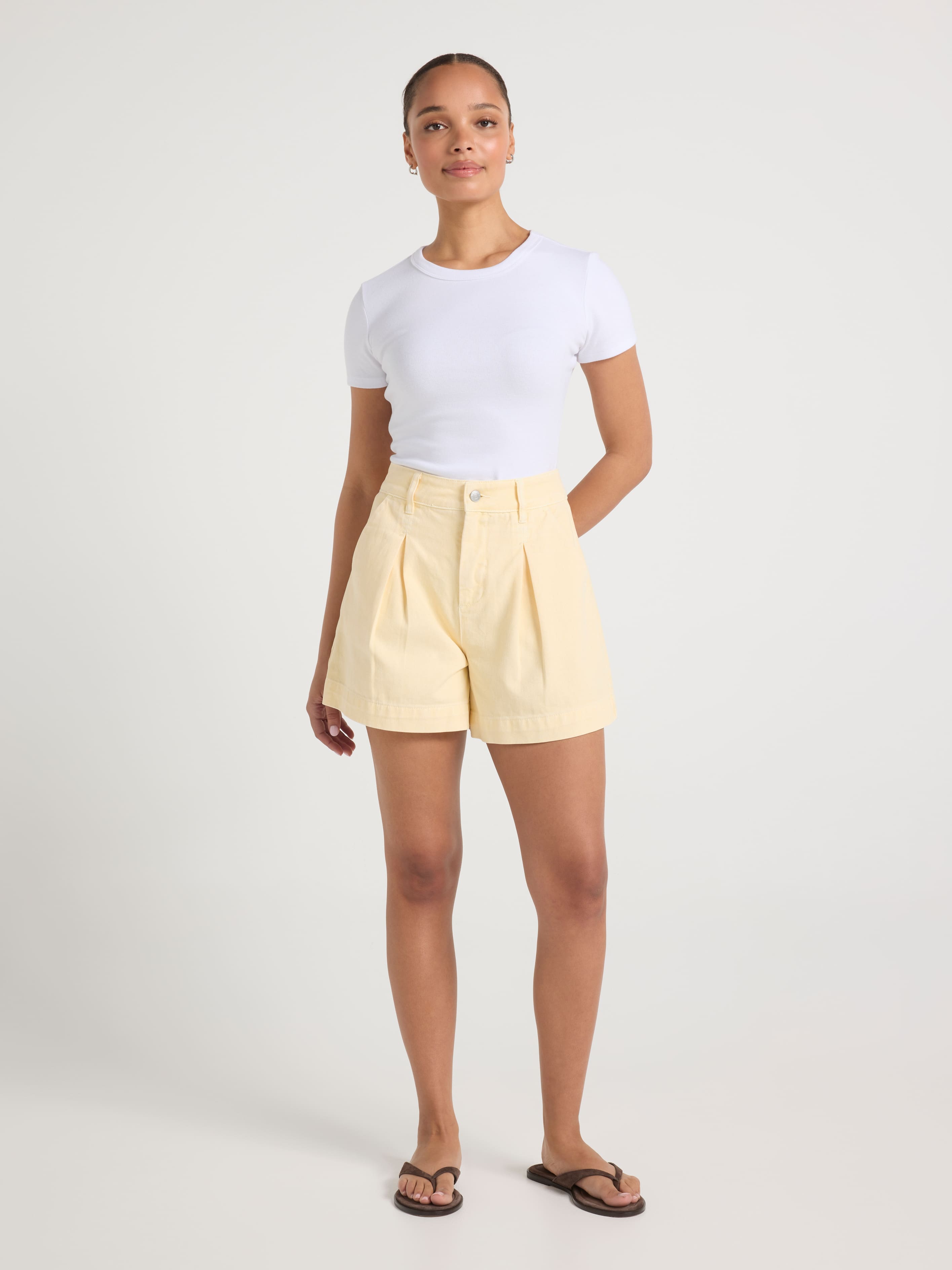 Linda Pleat Front Short