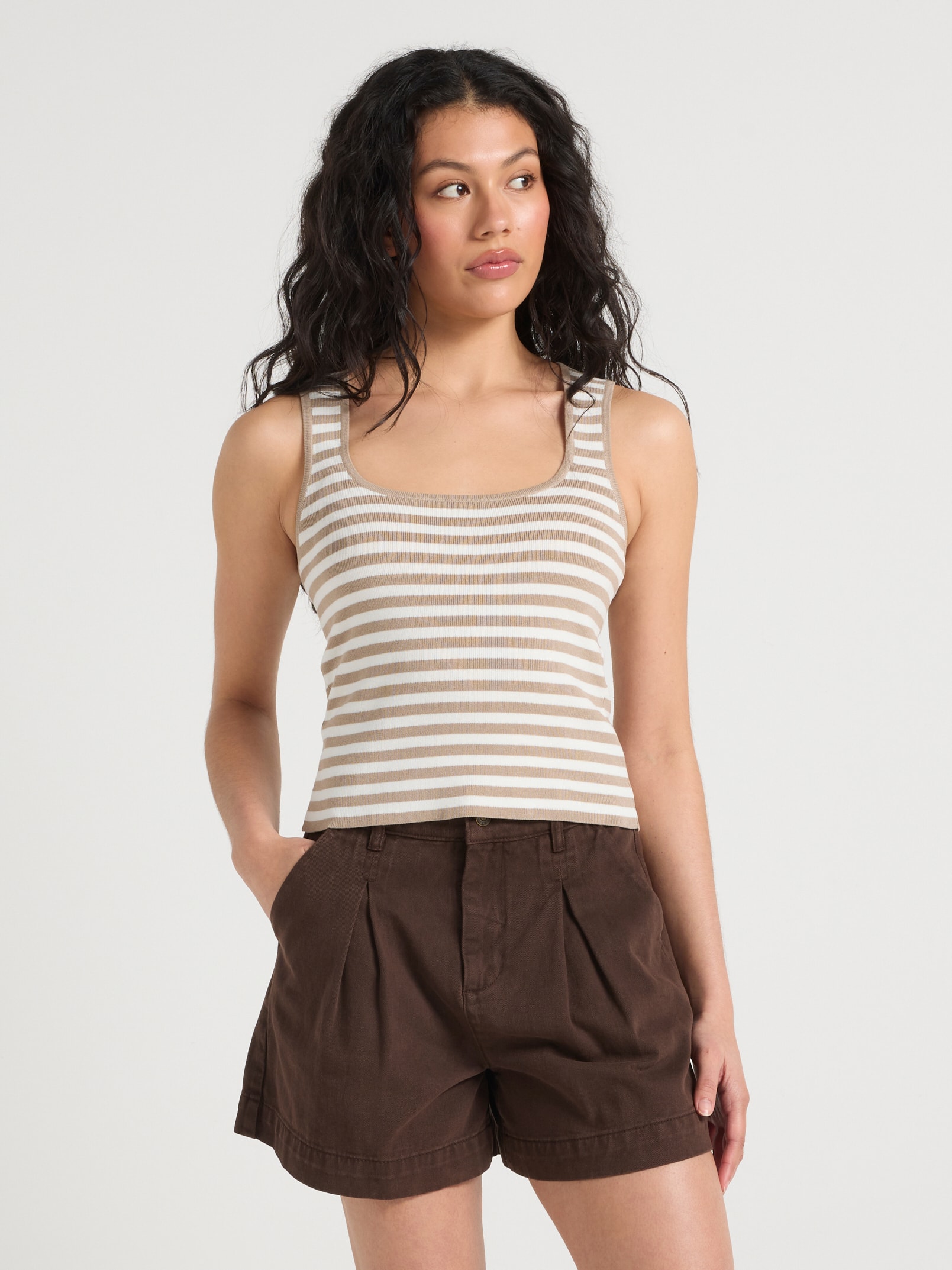 Linda Pleat Front Short
