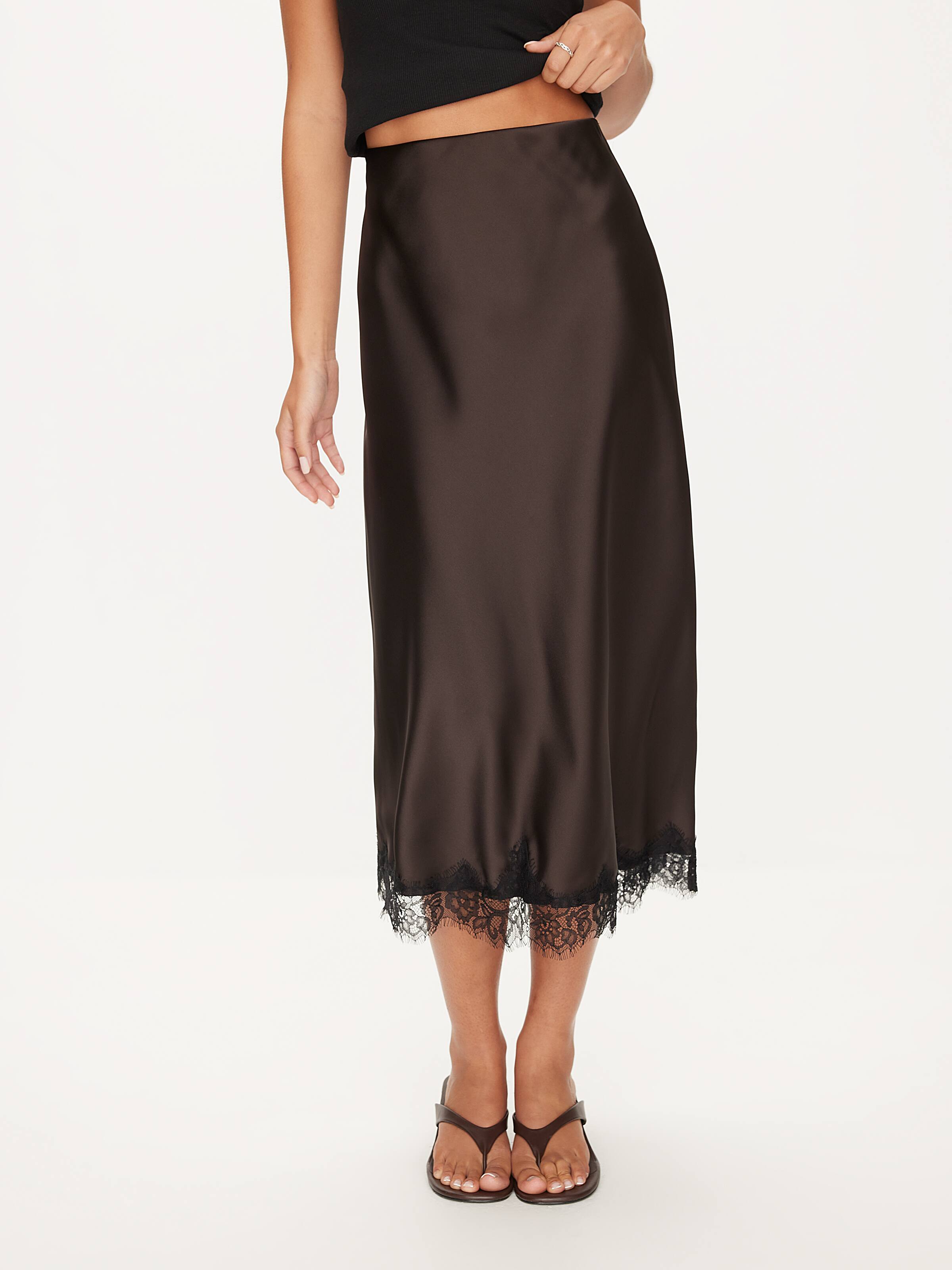 Lola Lace Trim Skirt