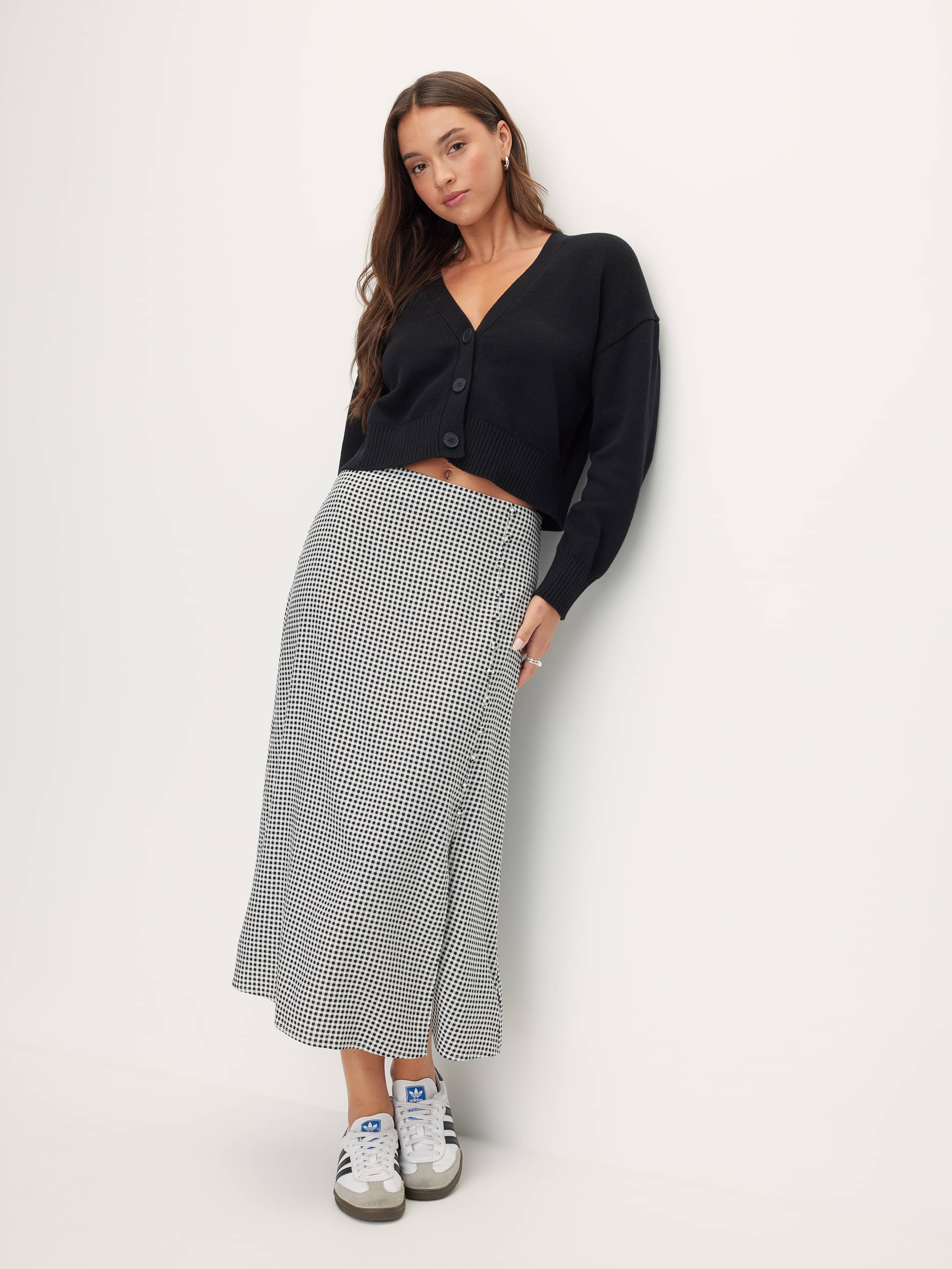 Lina Side Split Midi Skirt