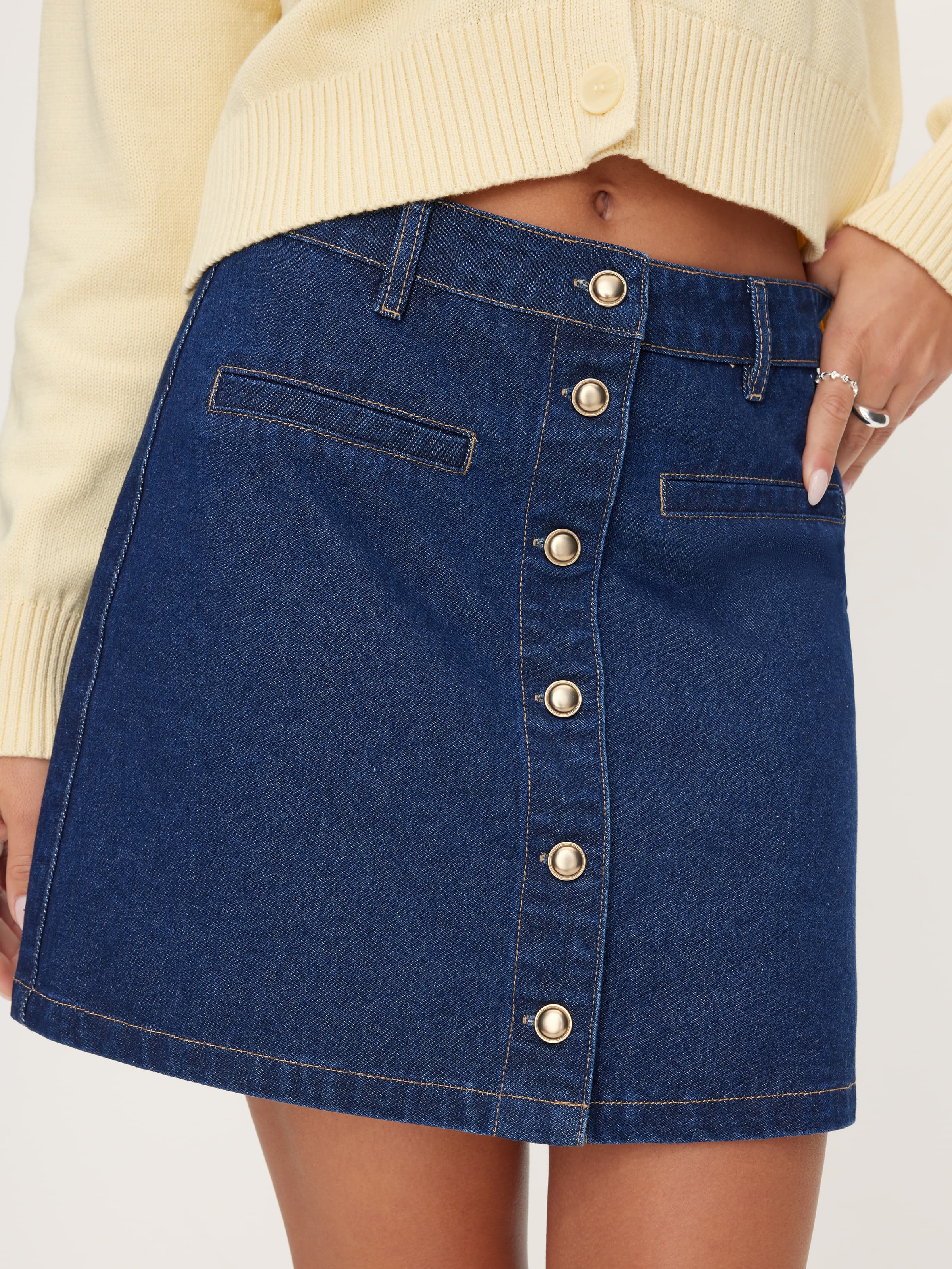 Lucy Denim Mini Skirt