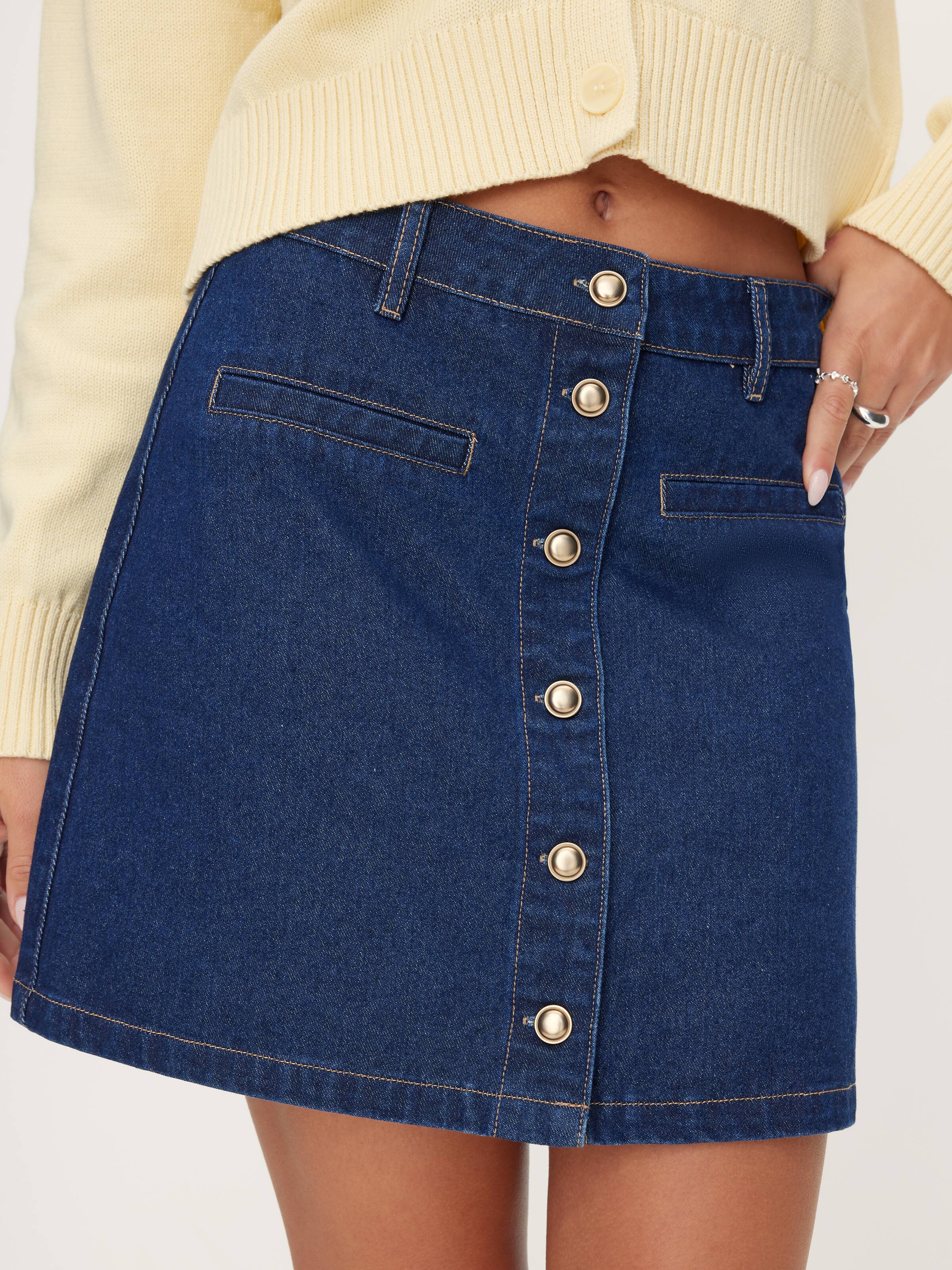Lucy Denim Mini Skirt