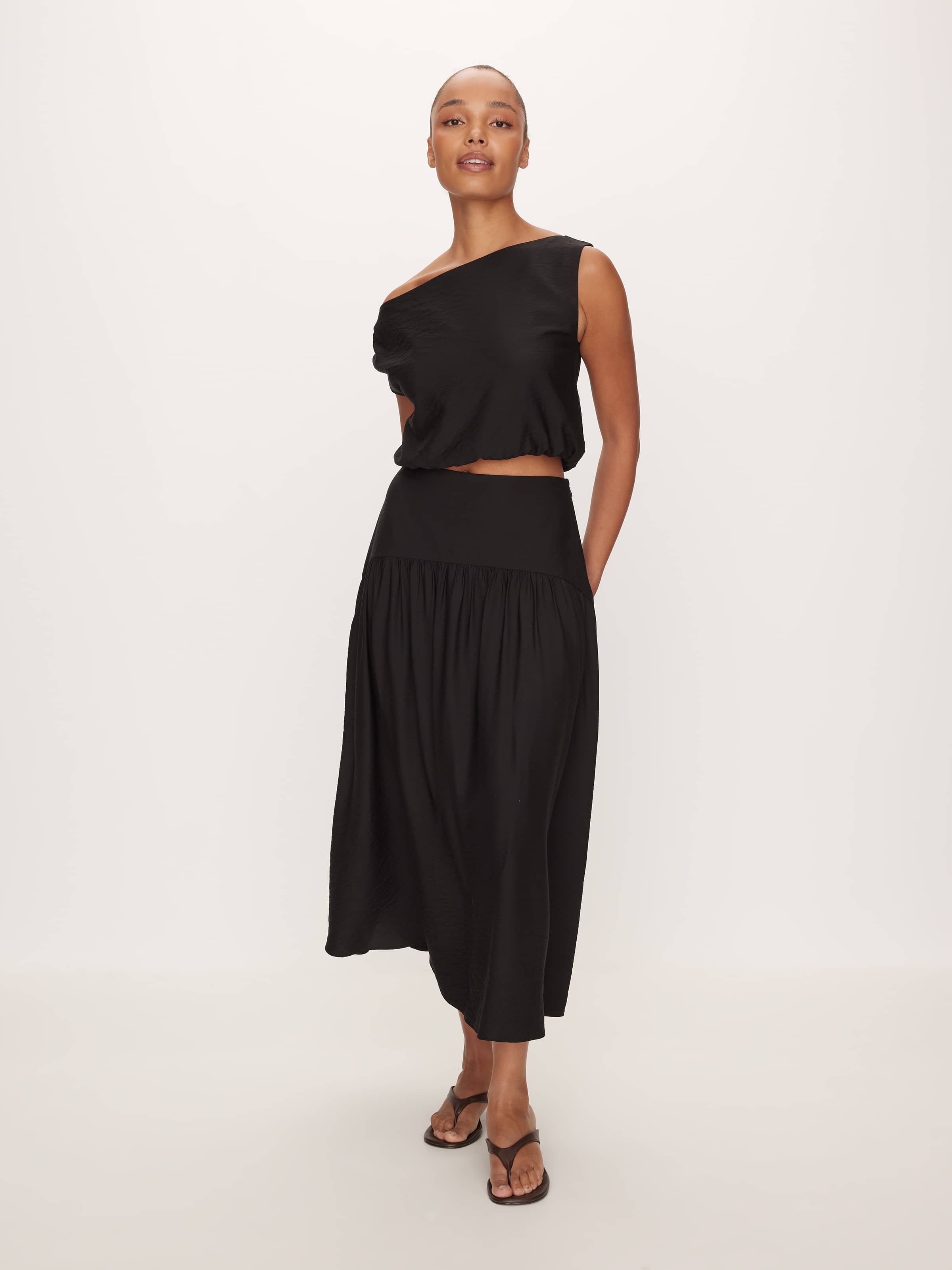 Cassie Drop Waist Skirt (Set)