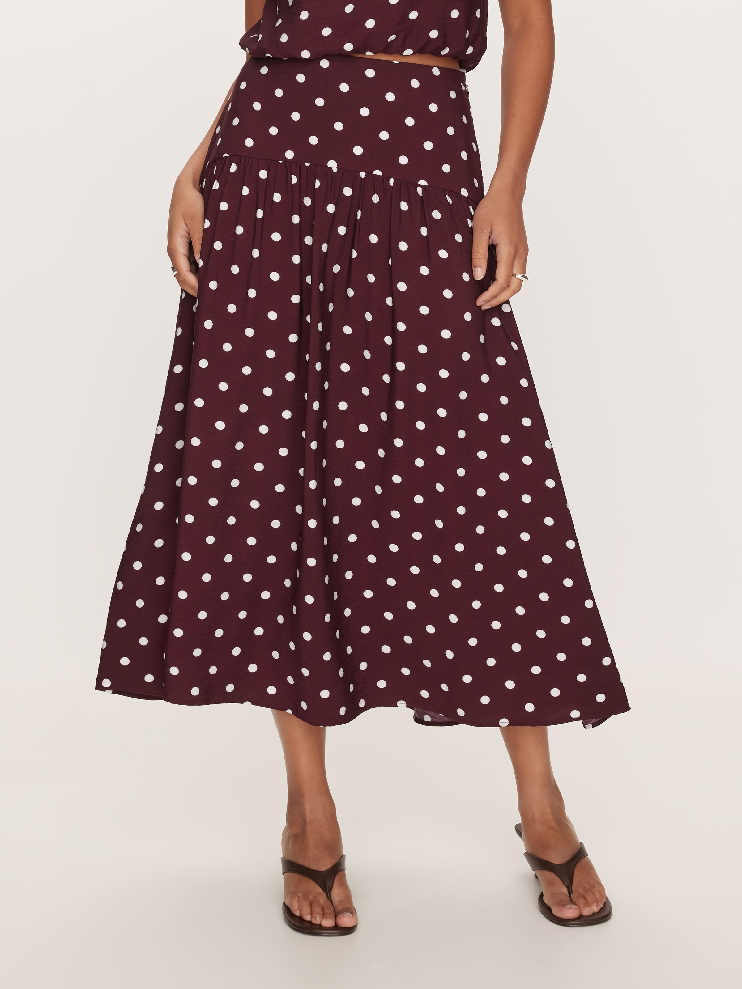 Cassie Drop Waist Skirt (Set)