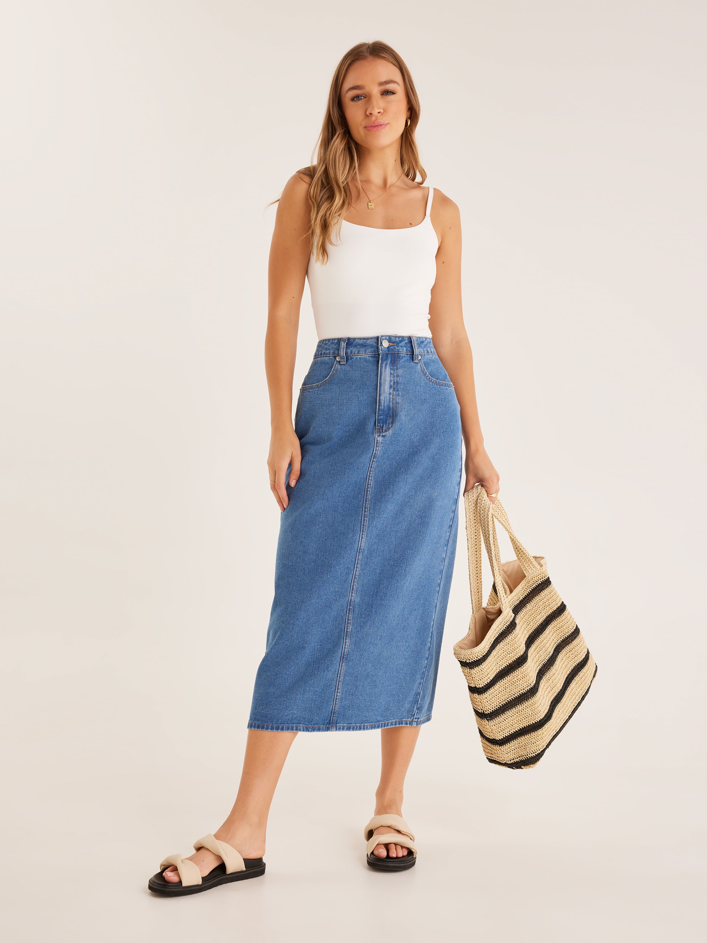 Linen skirt dotti hotsell