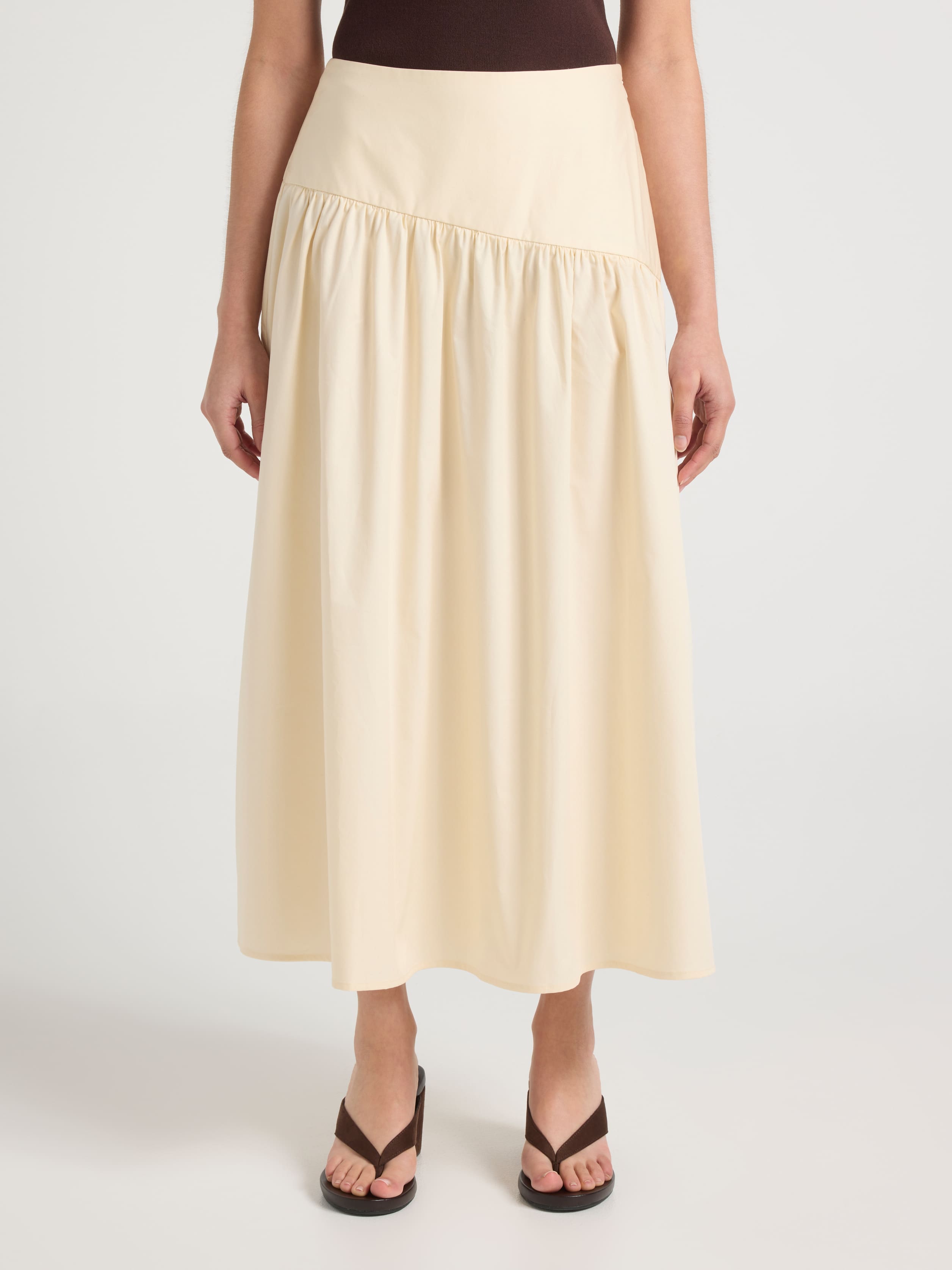 Molly Cotton Midi Skirt