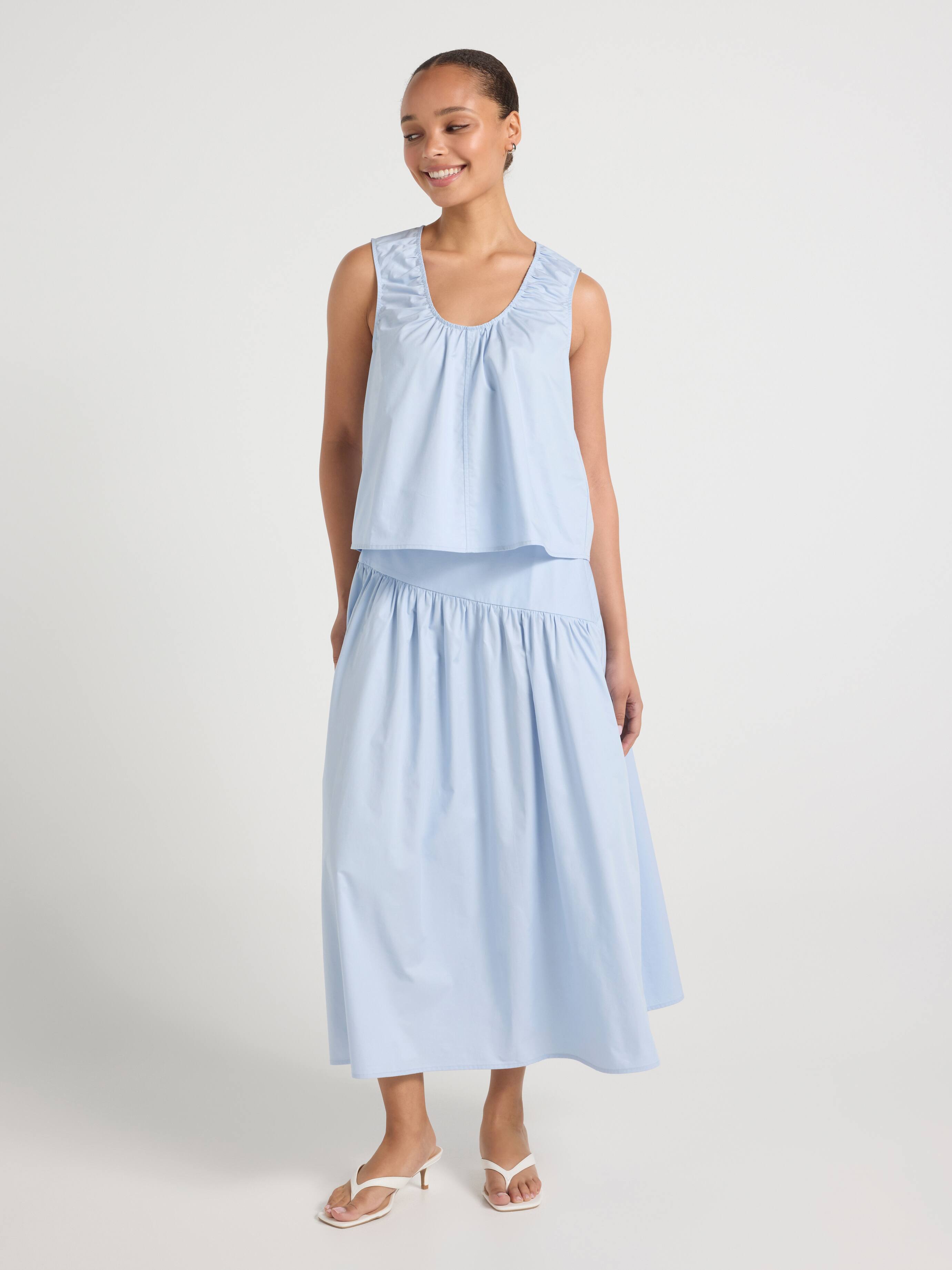 Molly Cotton Midi Skirt