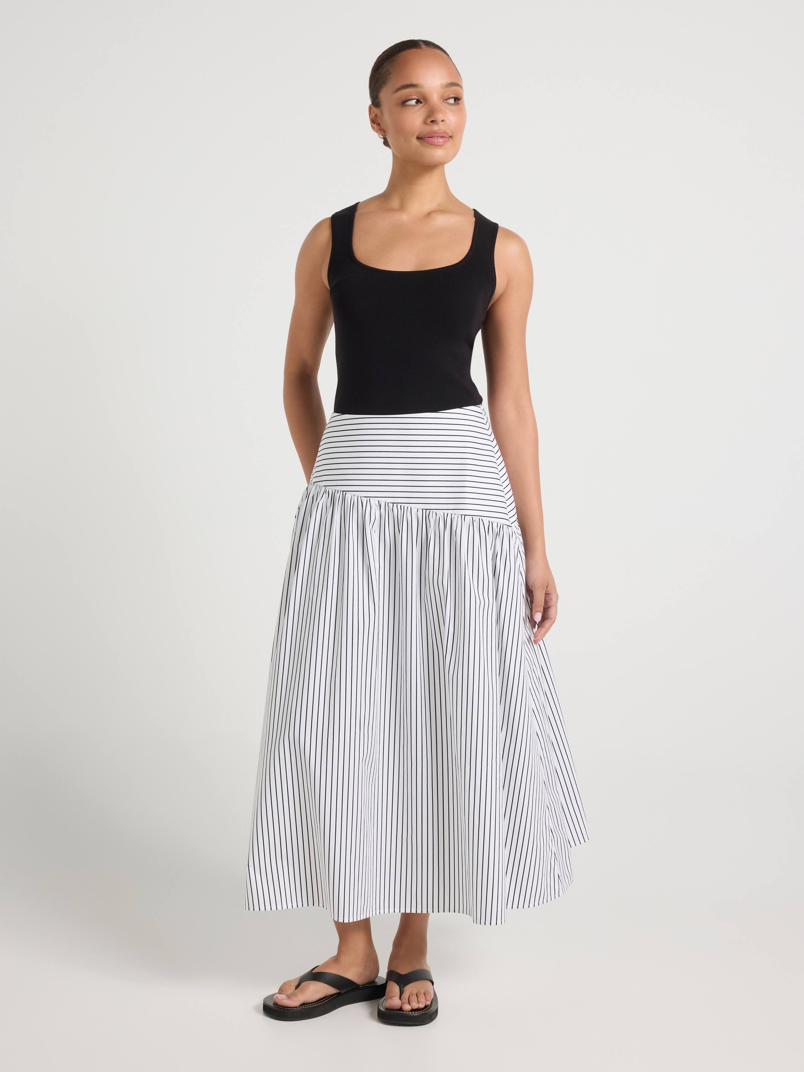 Molly Cotton Midi Skirt