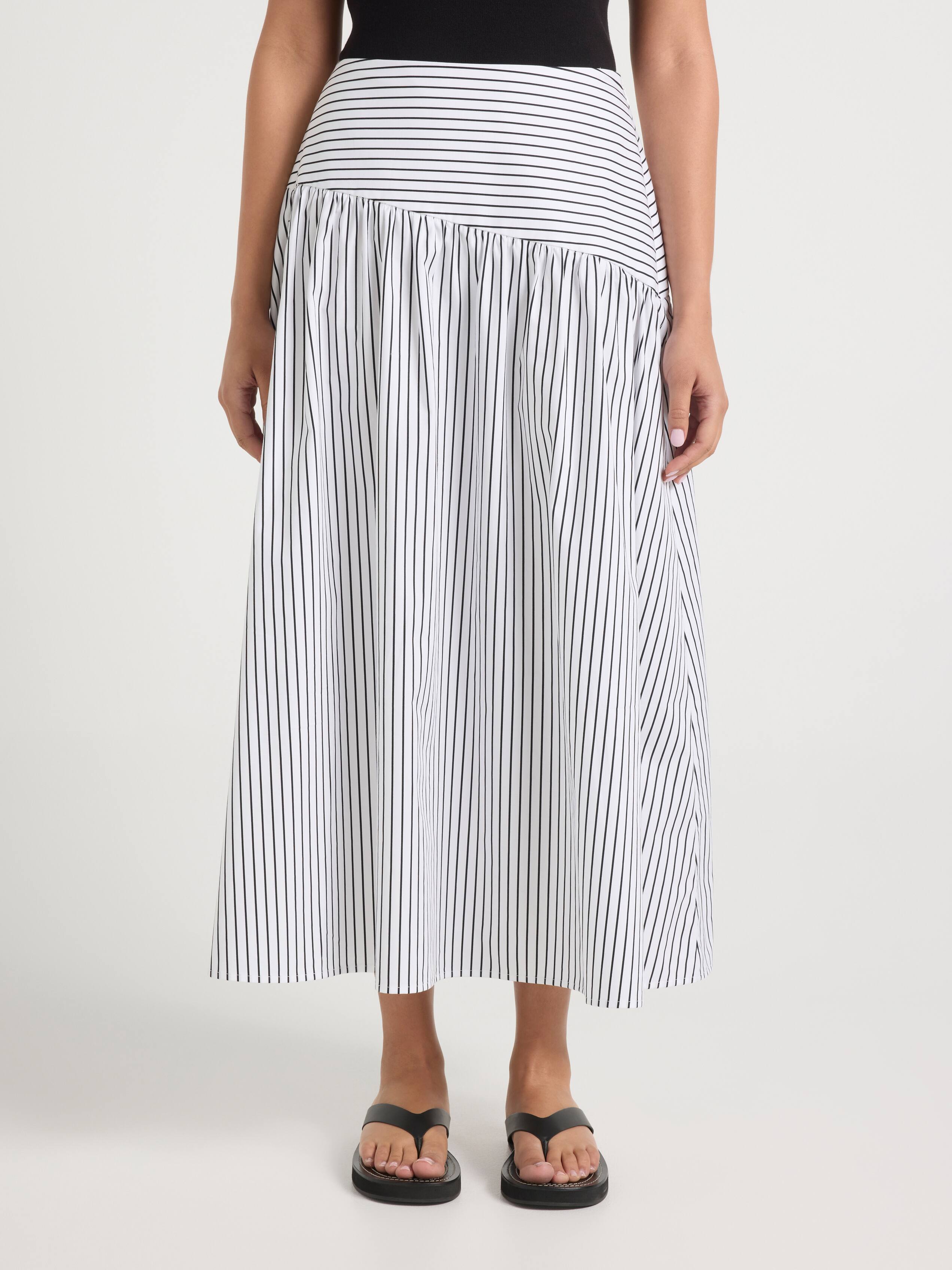 Molly Cotton Midi Skirt
