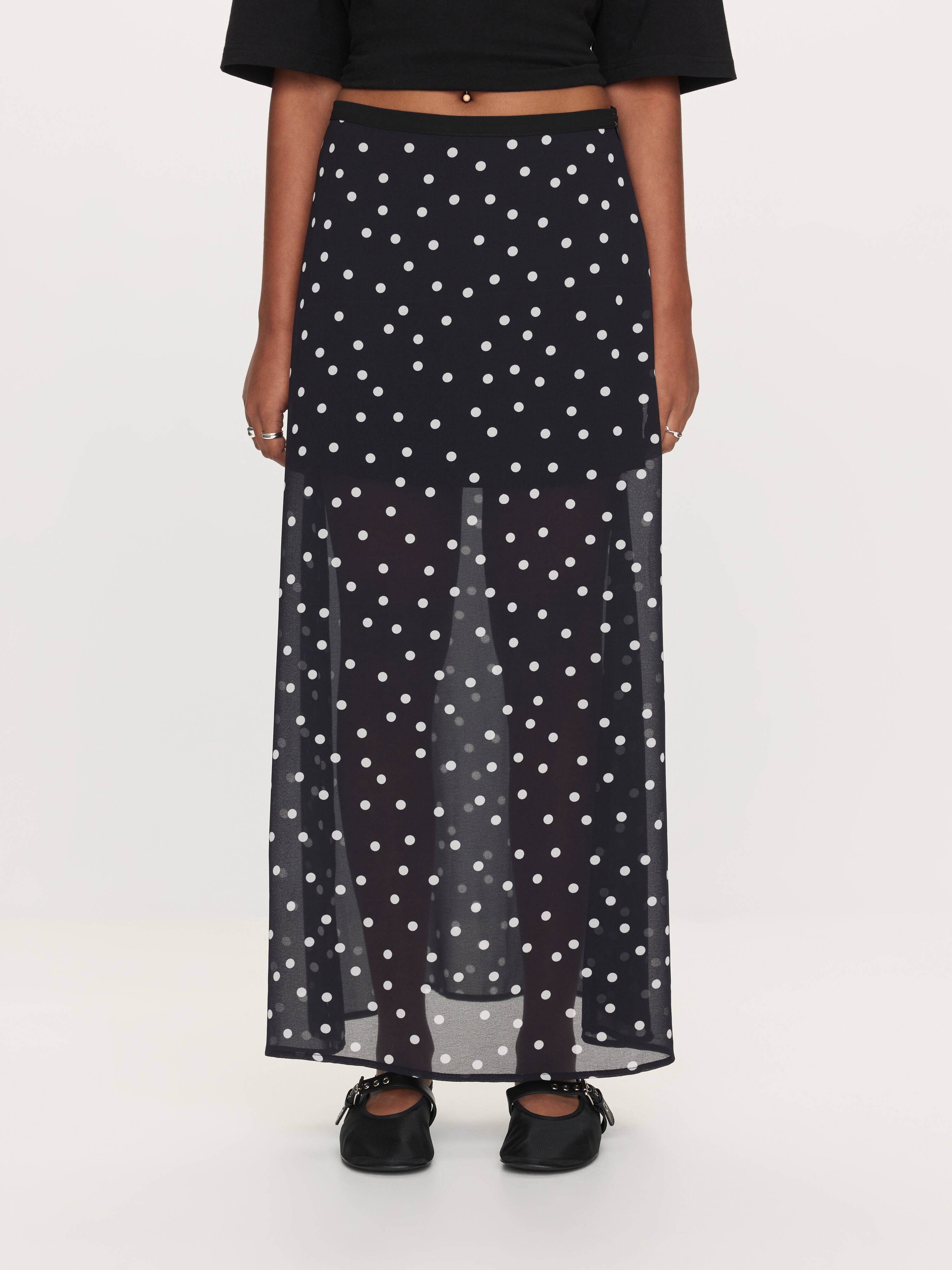 Vera Sheer Midi Skirt
