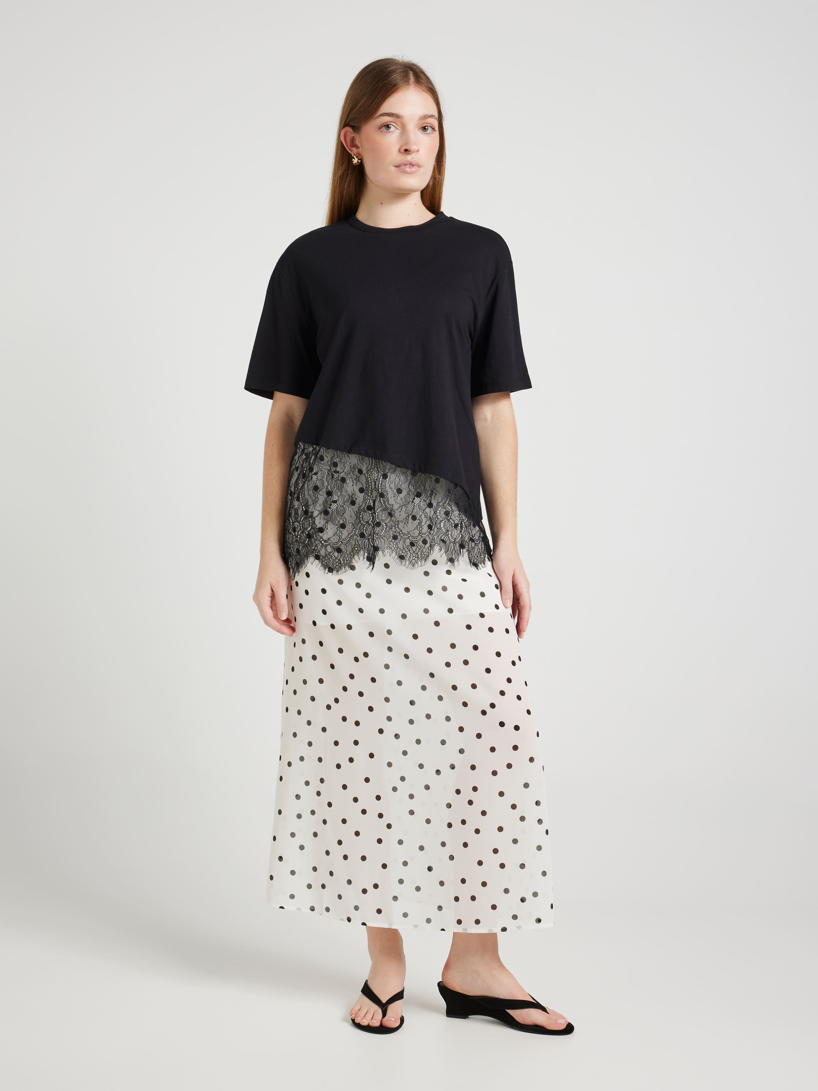Vera Sheer Midi Skirt