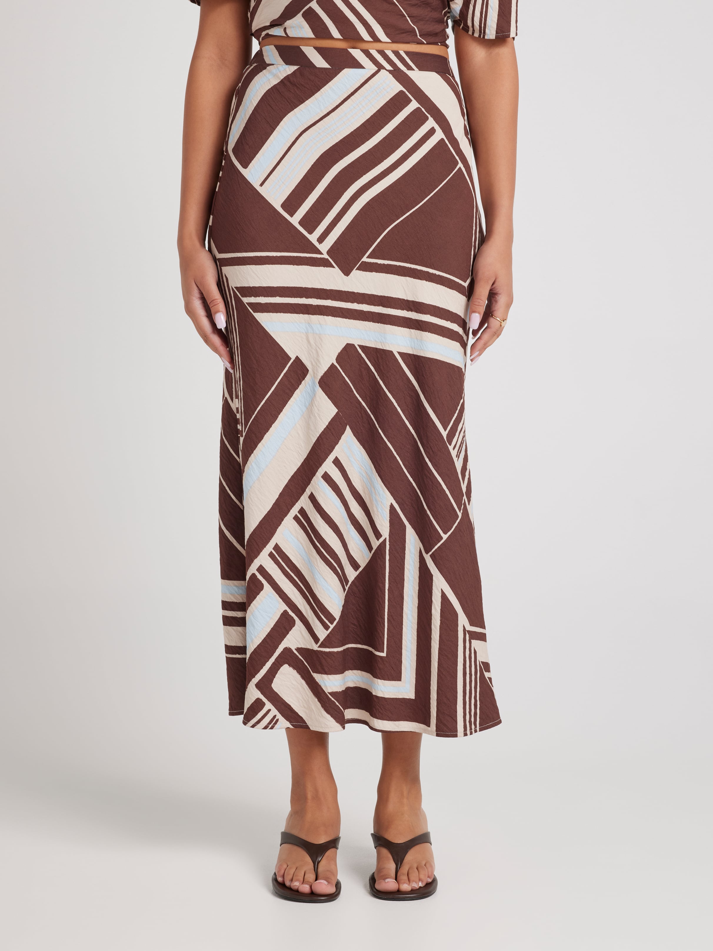 Kim A-Line Midi Skirt