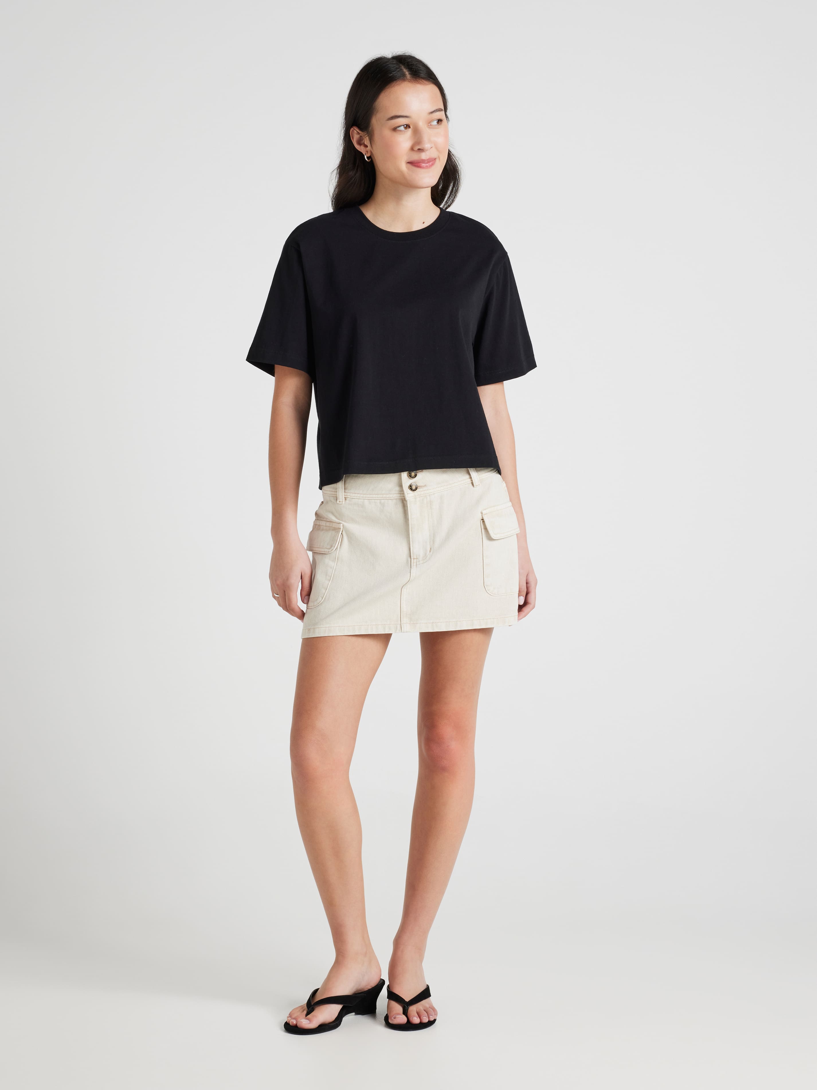 Solei Utility Mini Skirt