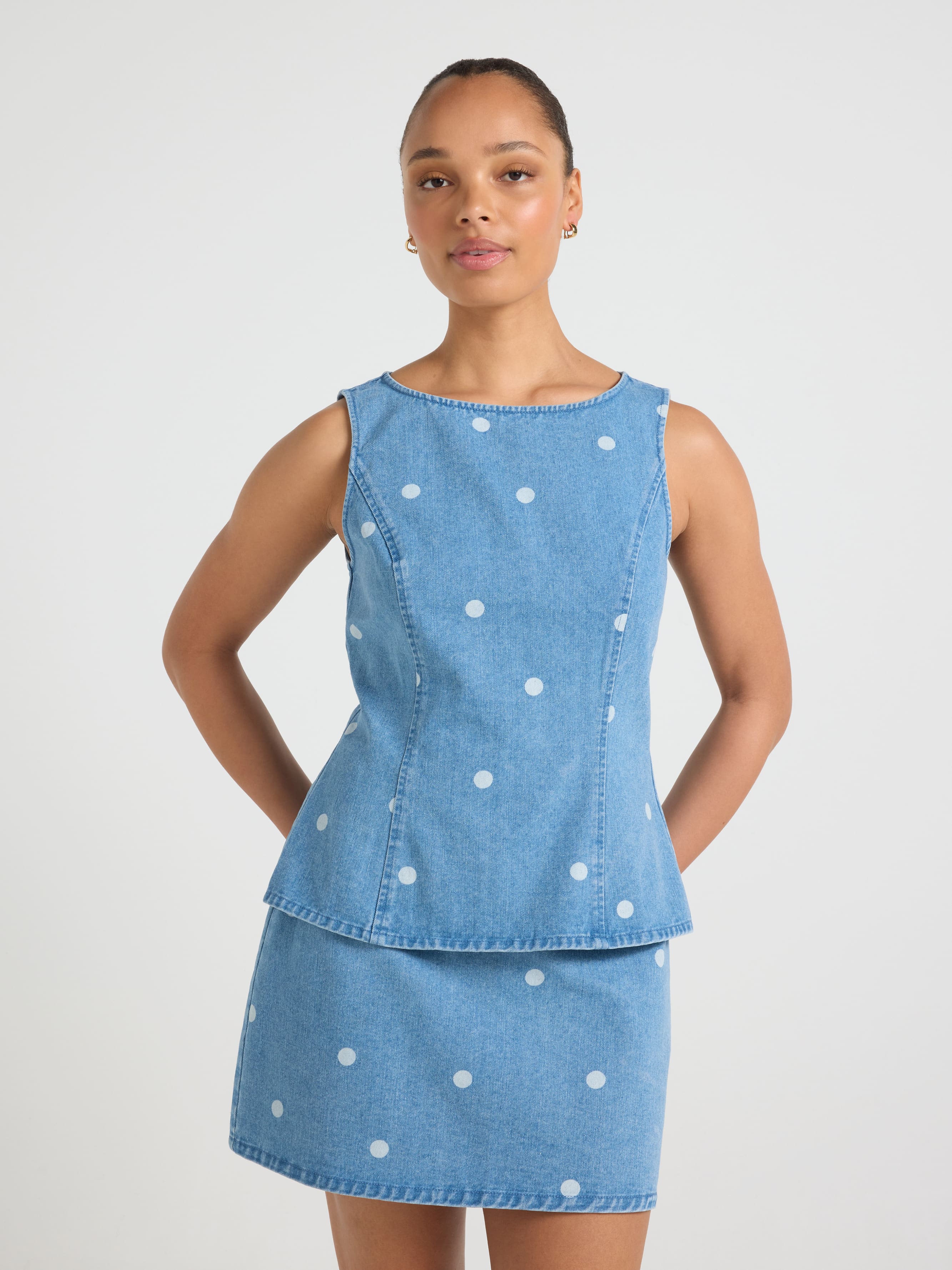Billie Denim Skirt (Set)