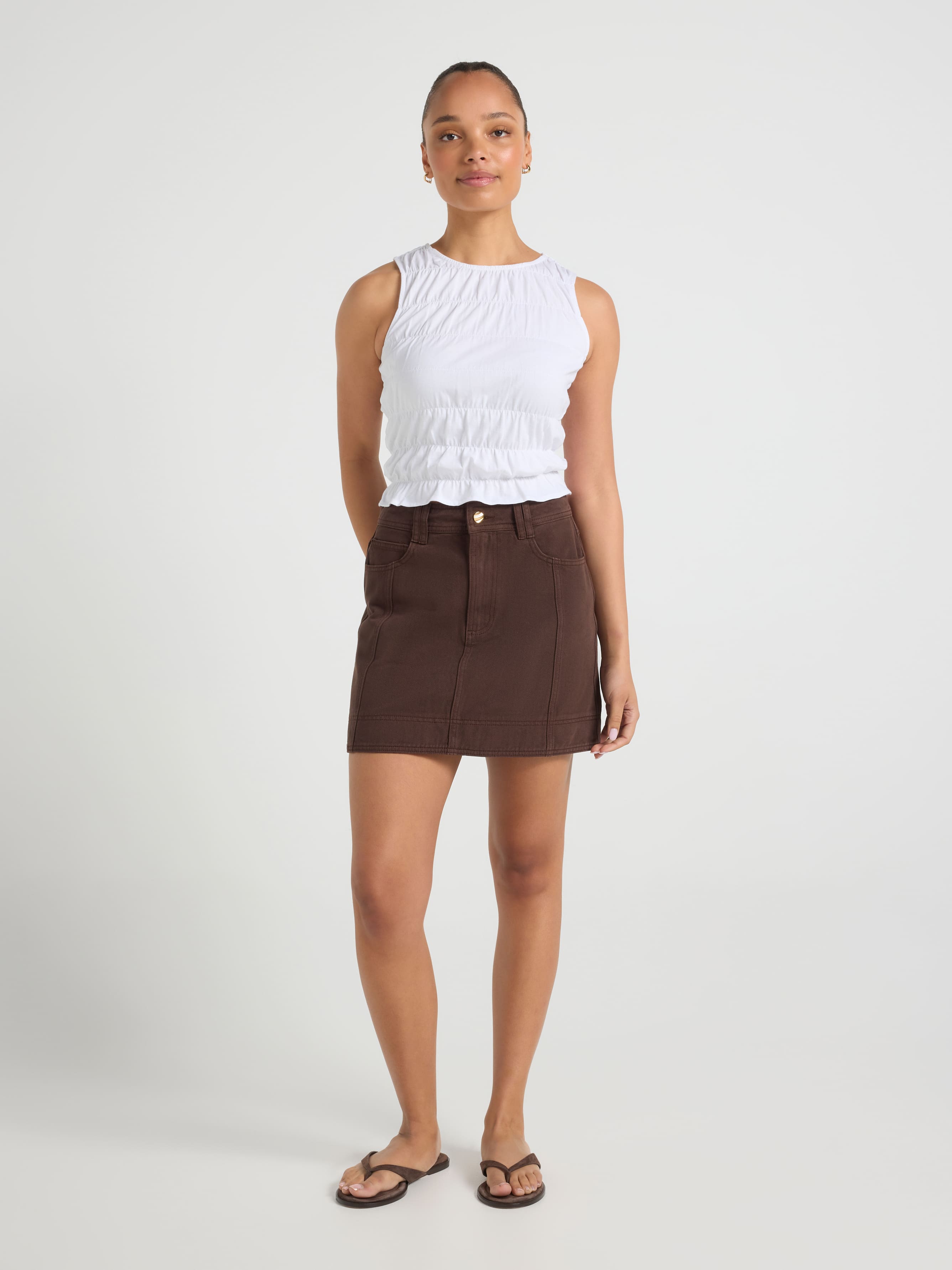 Margot Denim Mini Skirt