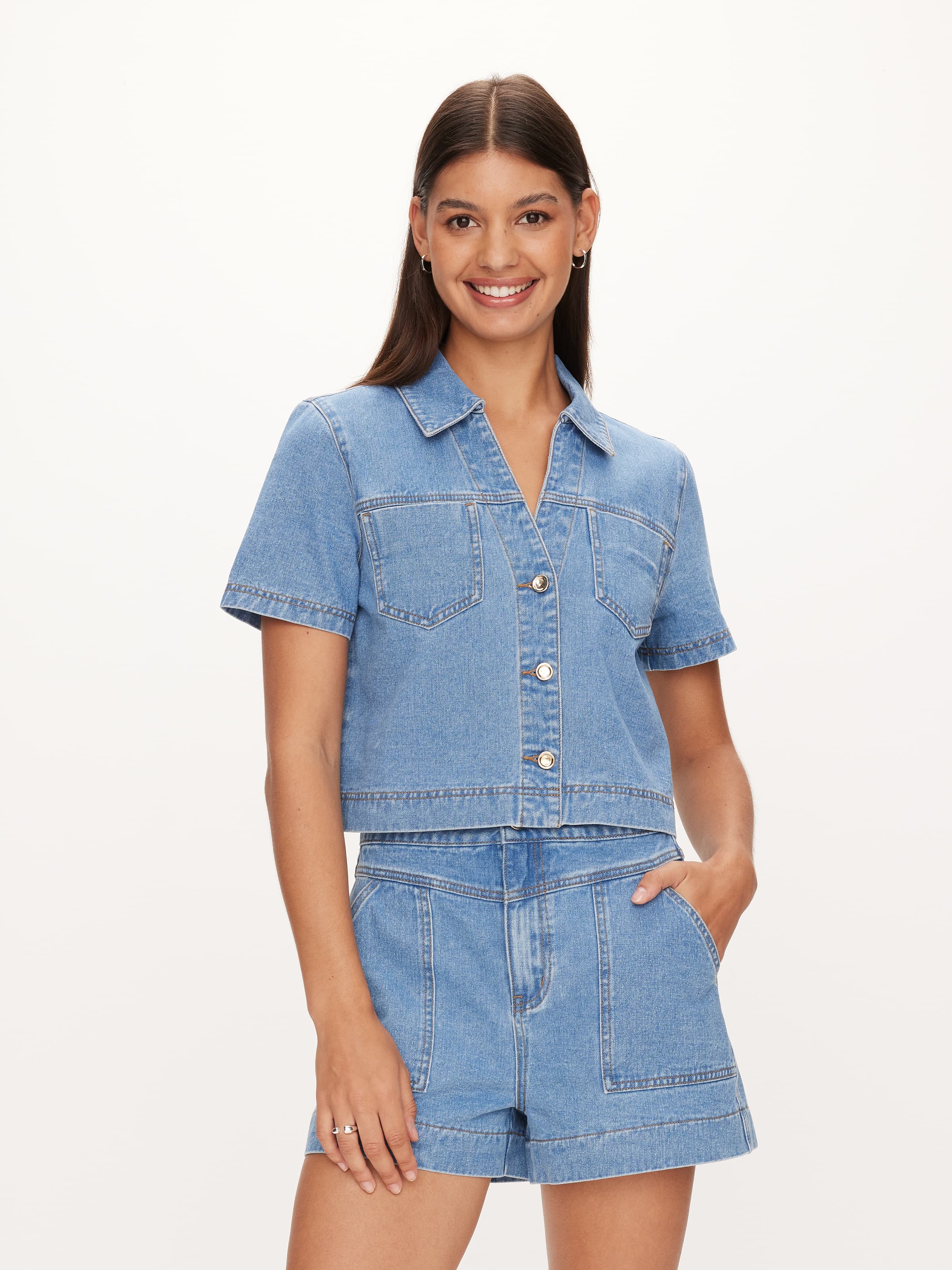 Maisie Front Yoke Short
