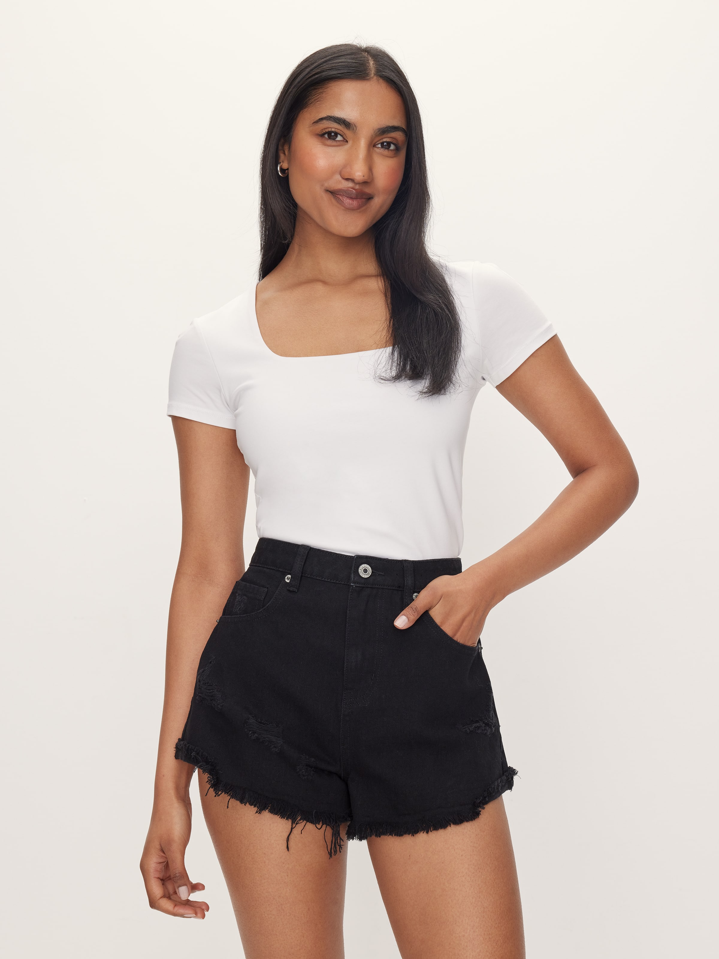 Tate Denim Short
